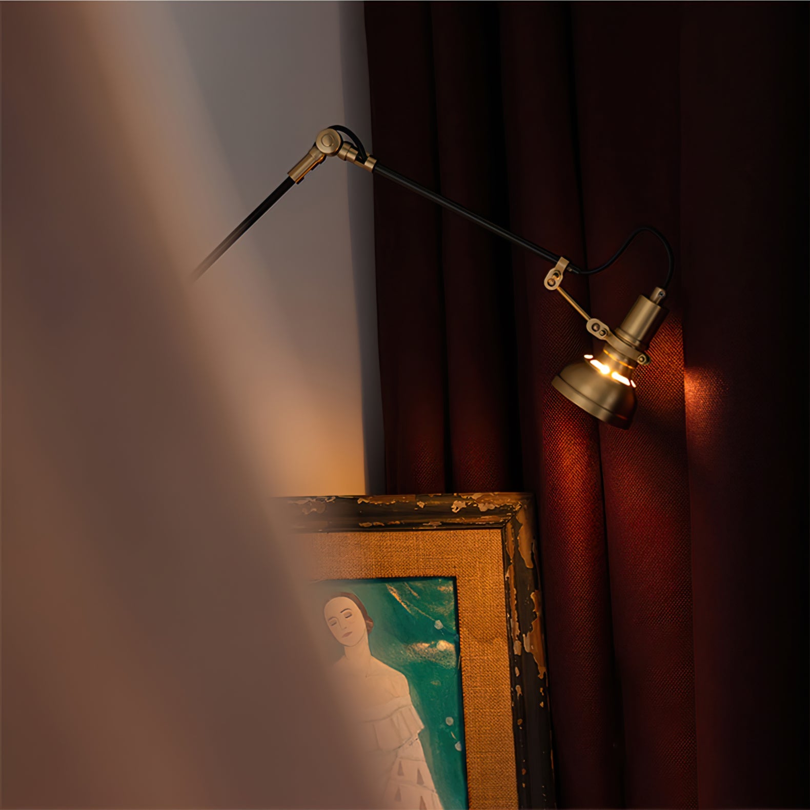 Miley Swing Arm Wall Light