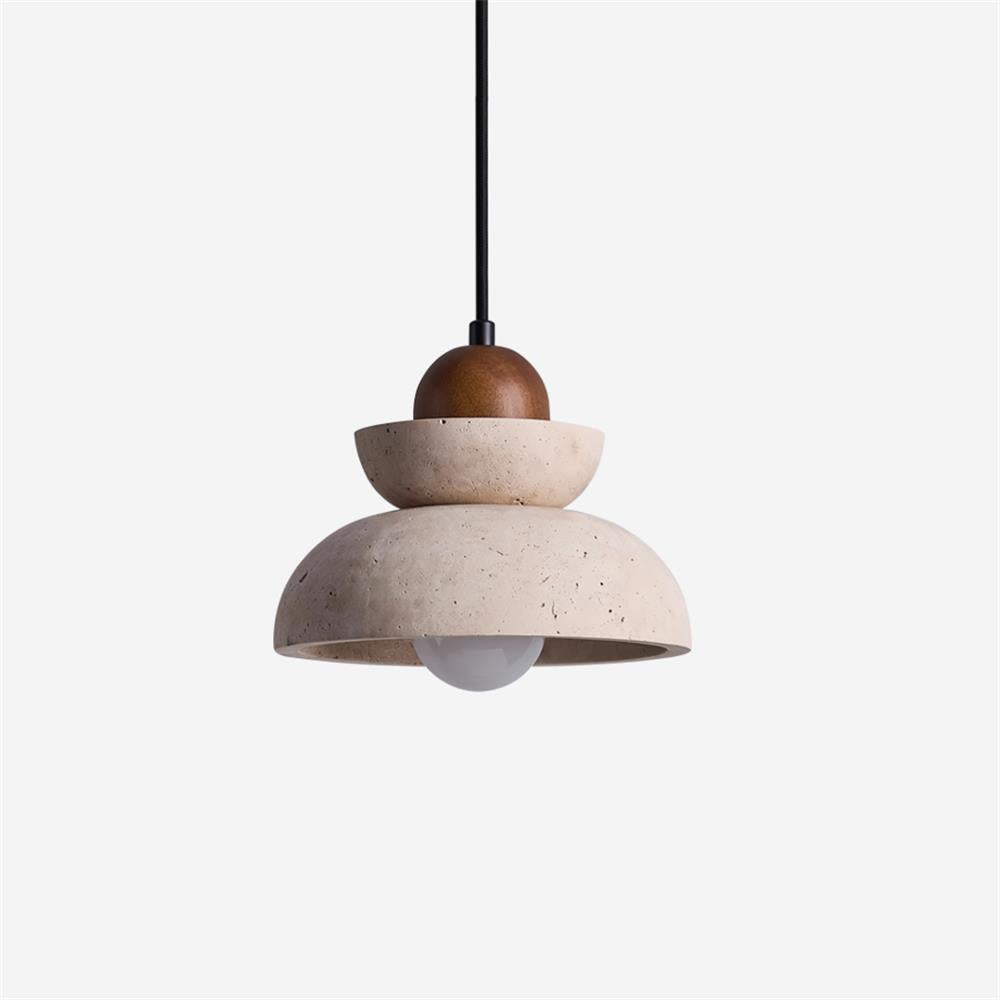 Rasvello Travertine Pendant Light