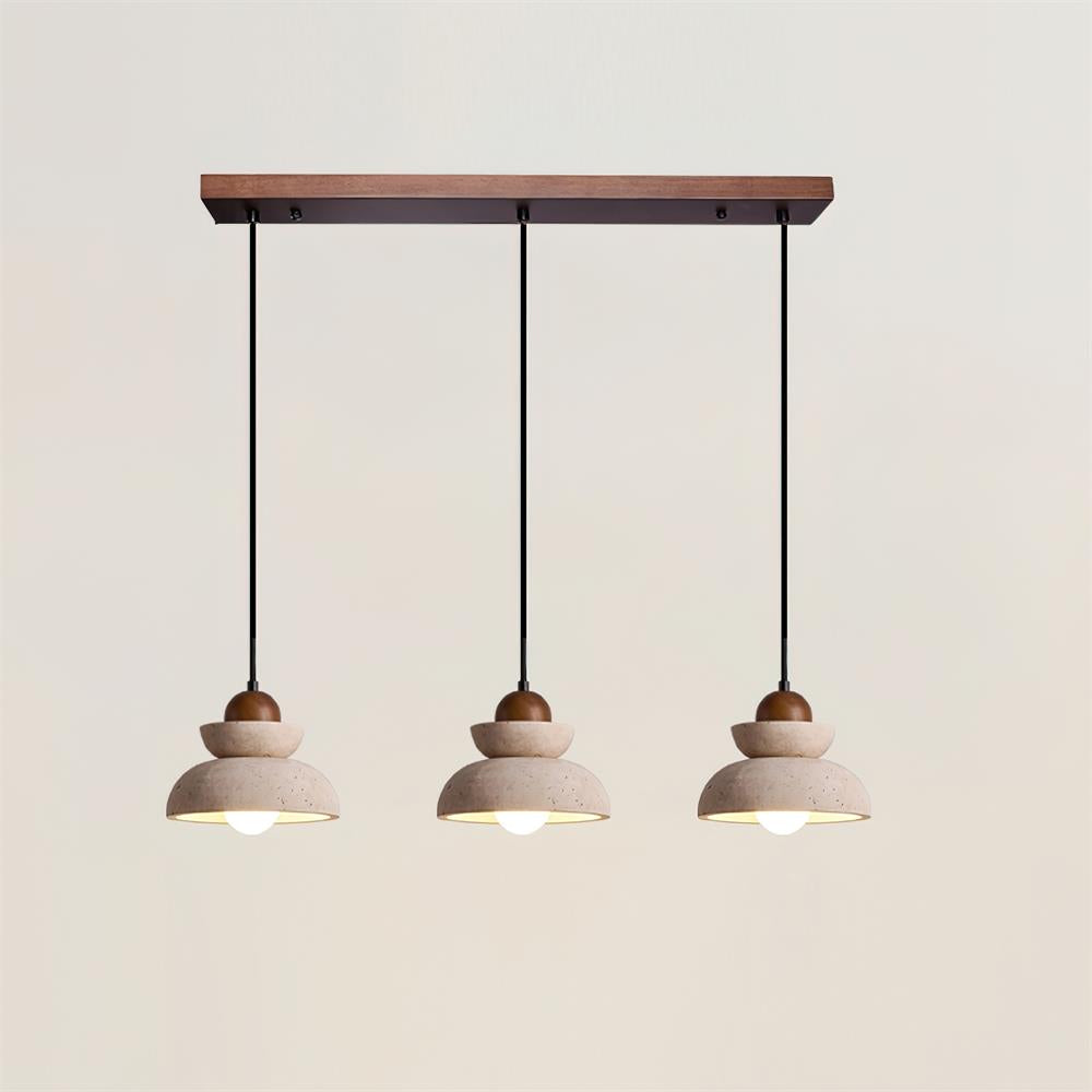 Rasvello Travertine Pendant Light