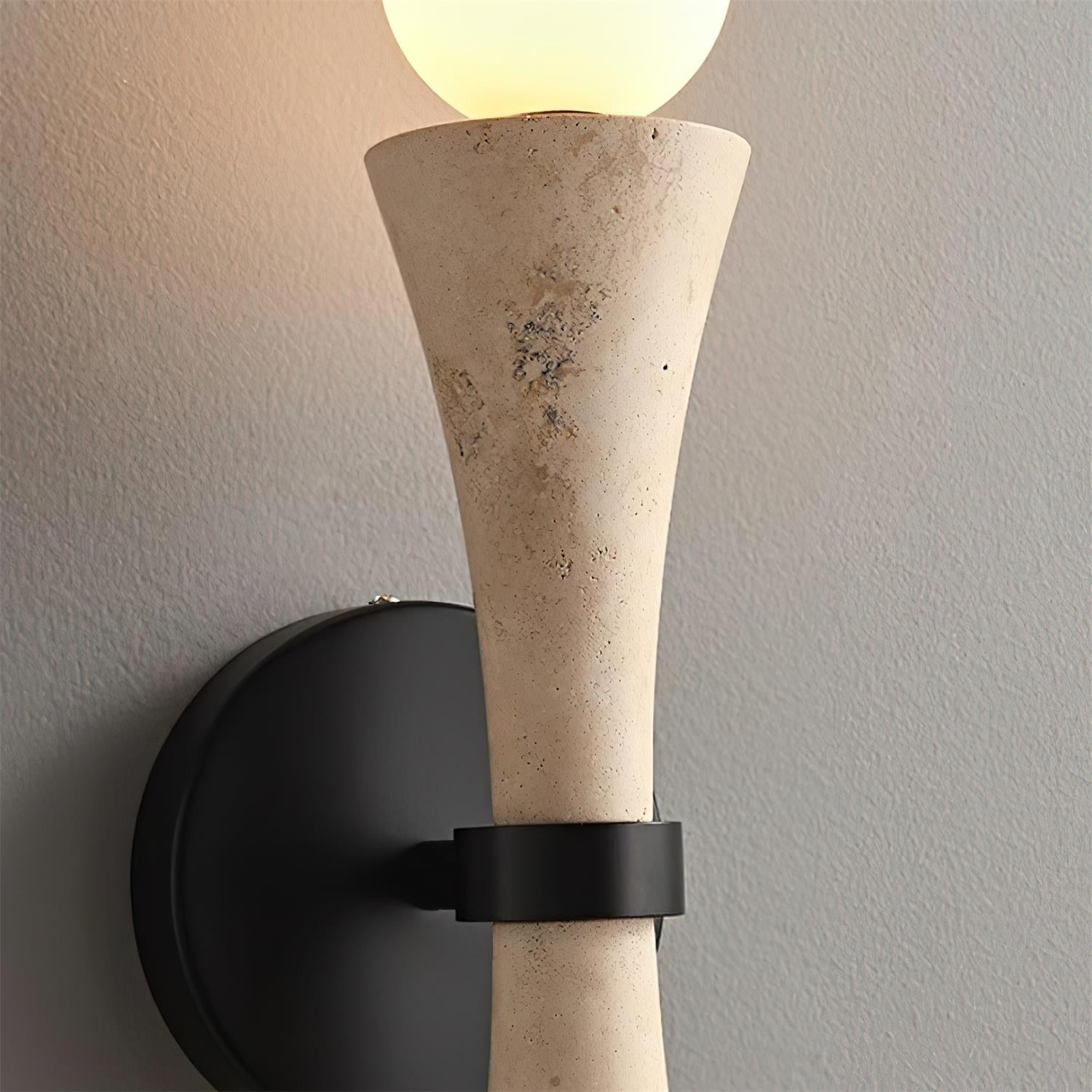 Keyta Natural Stone Wall Light