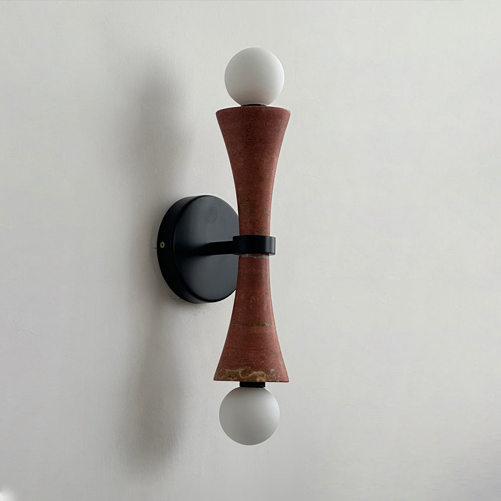 Keyta Natural Stone Wall Light