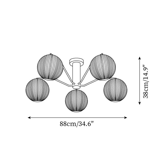 Zanvero Ceiling Light