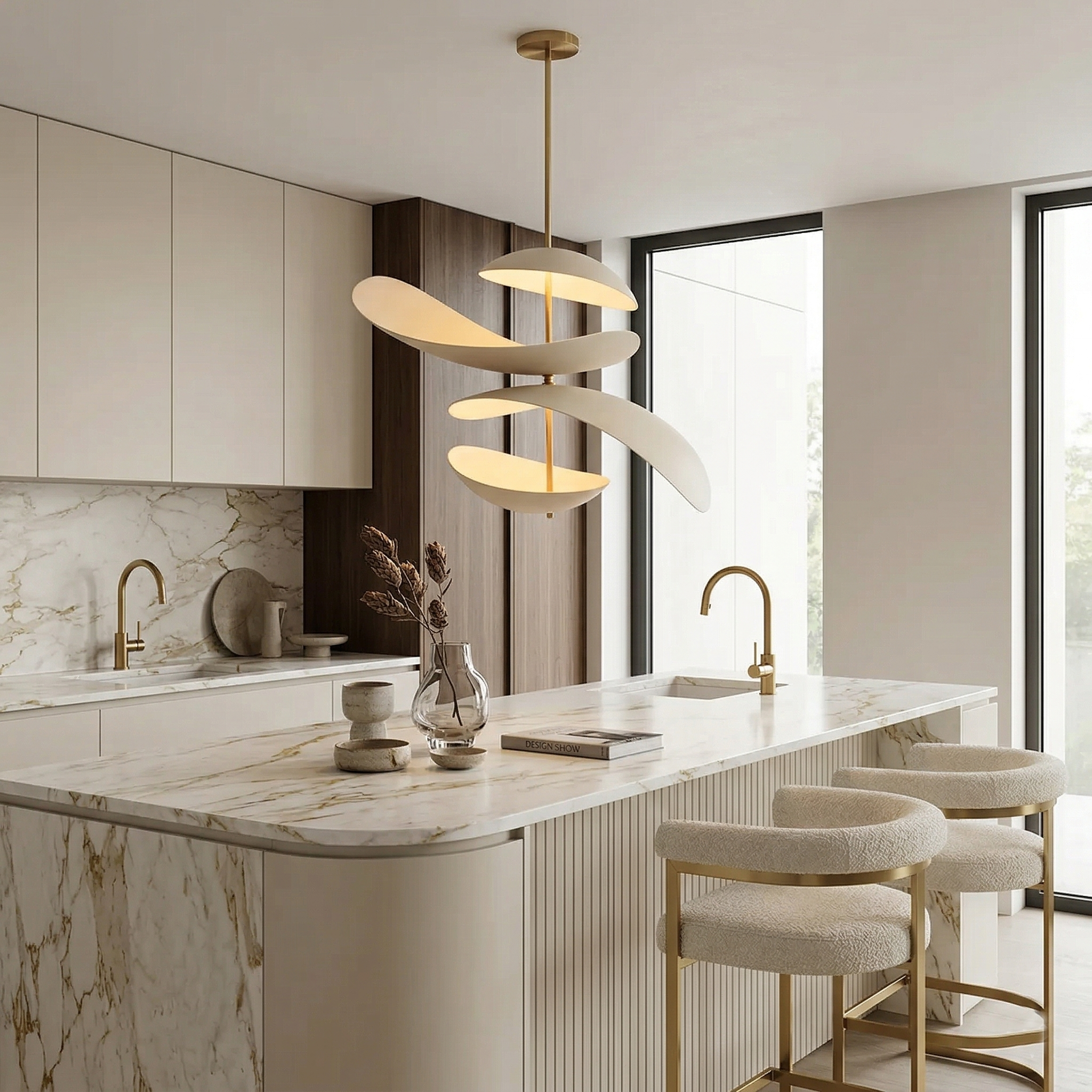 Loxey Sculptural Pendant Light