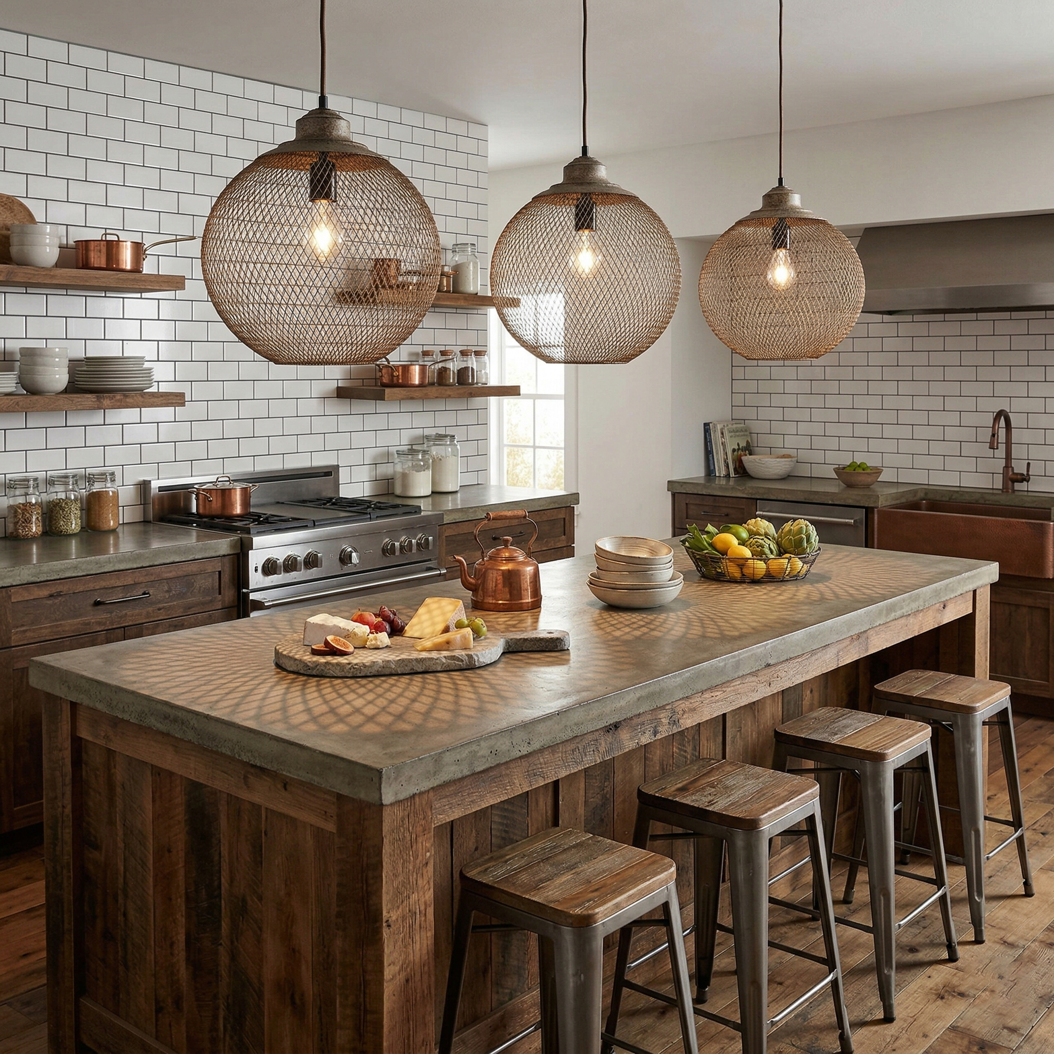 Lonester Mesh Pendant Light