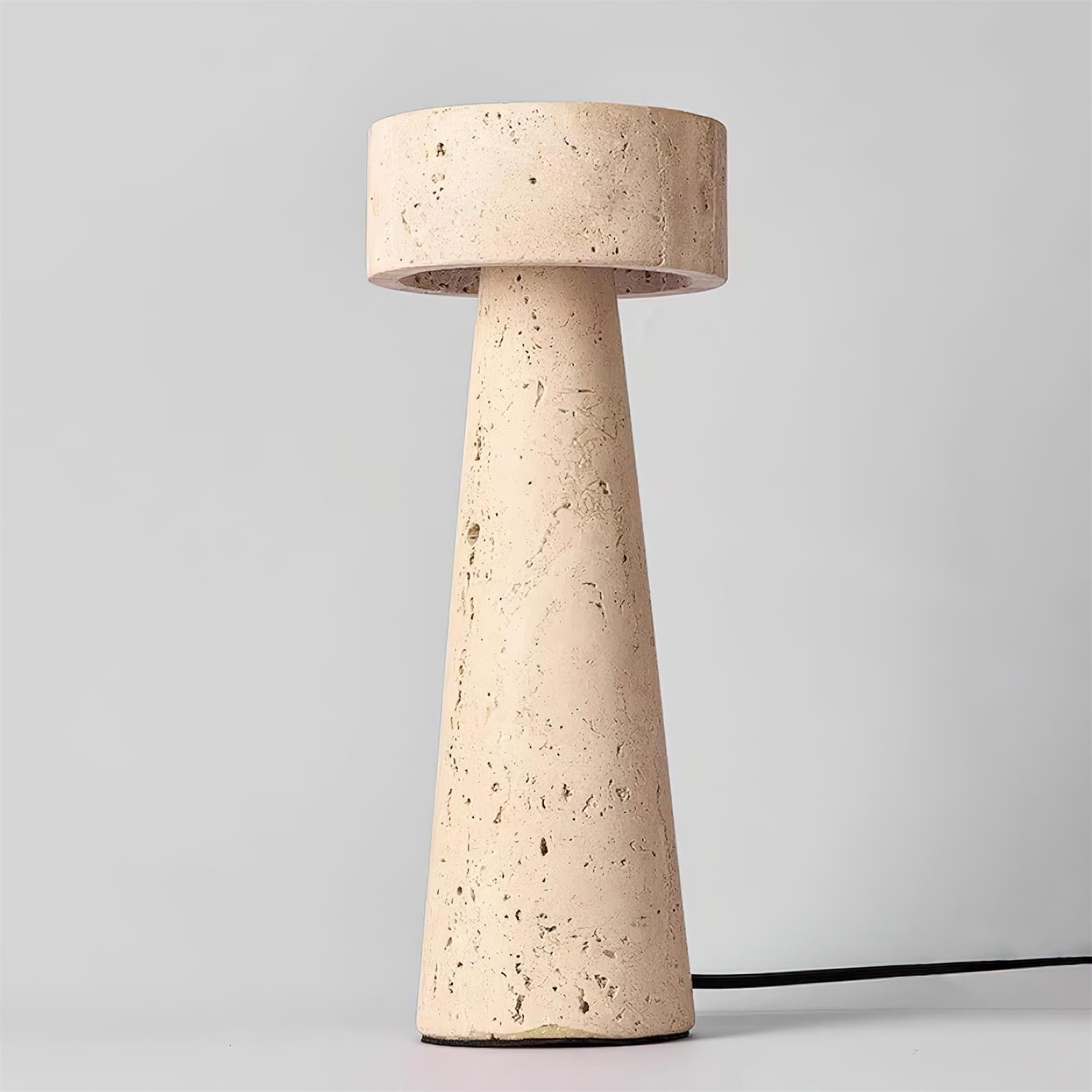 Flyzon Travertine Table Lamp
