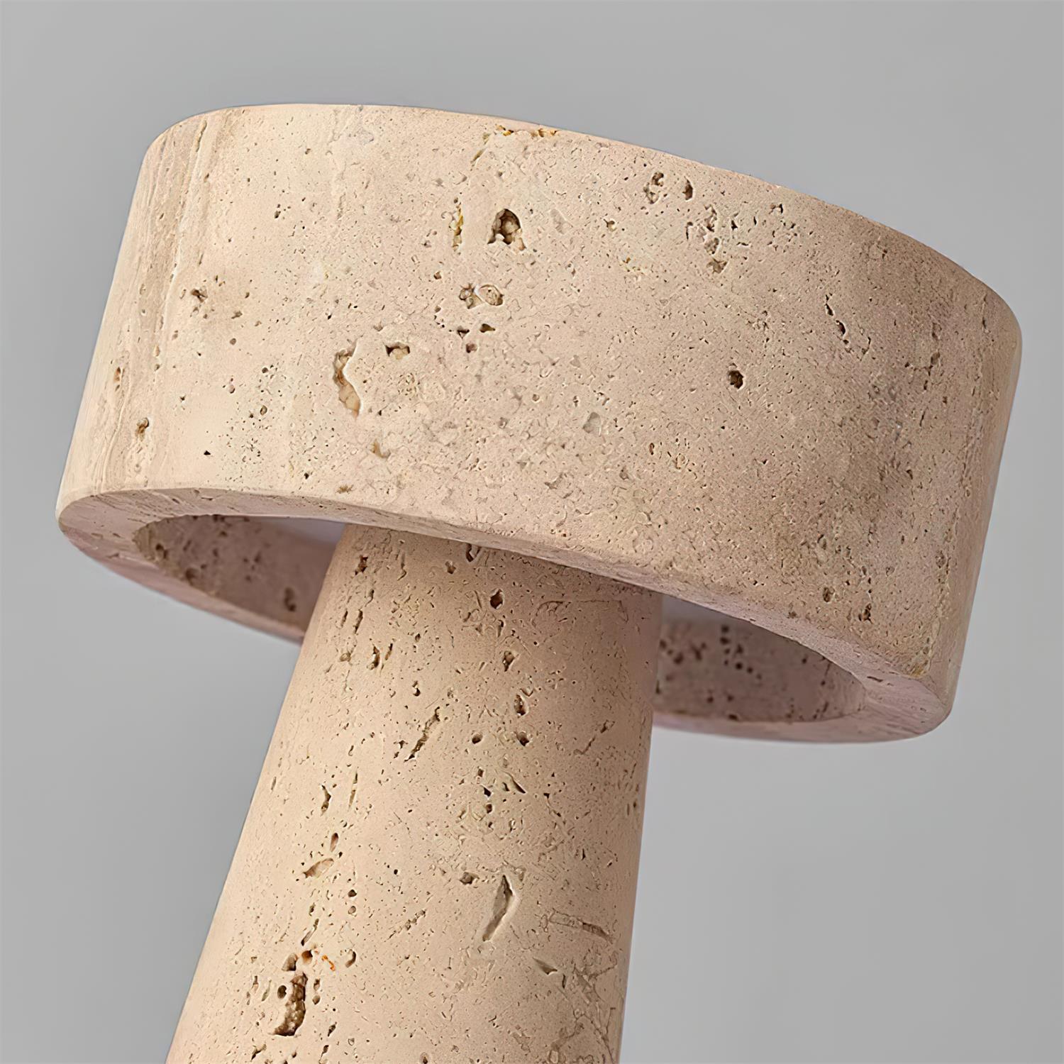 Flyzon Travertine Table Lamp