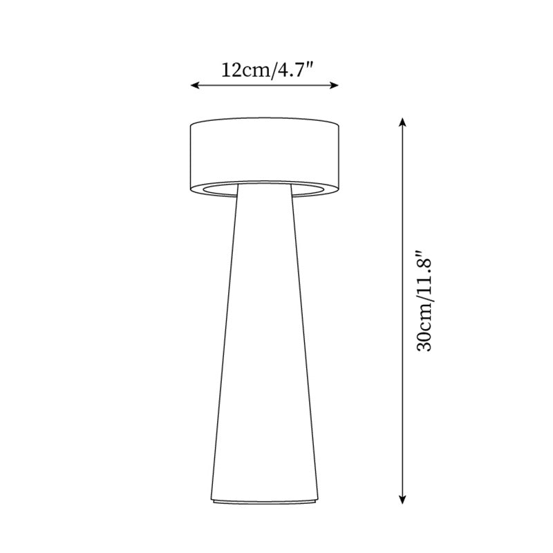 Flyzon Travertine Table Lamp