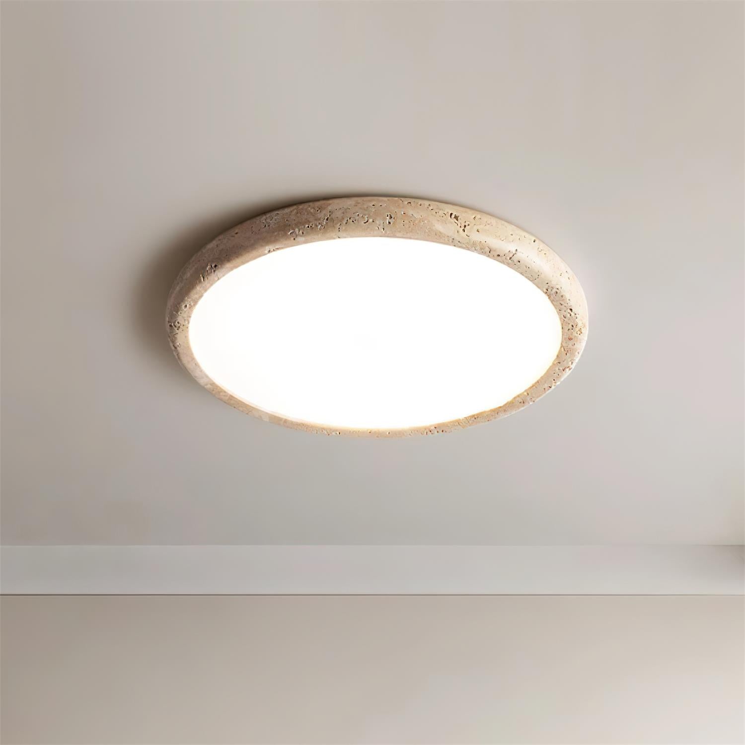Elbato Travertine Ceiling Light