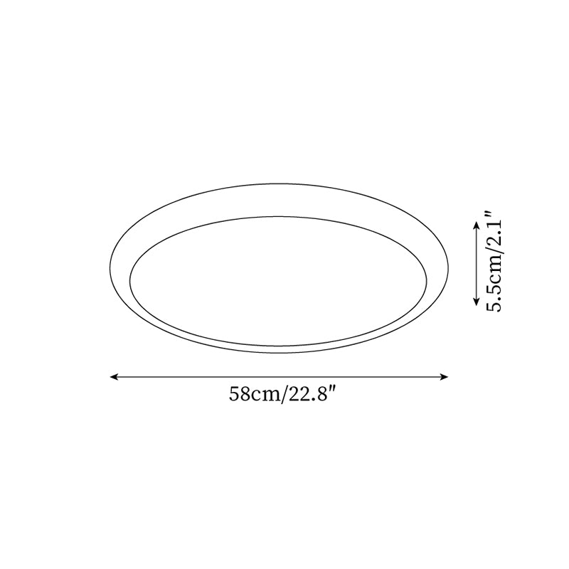 Elbato Travertine Ceiling Light