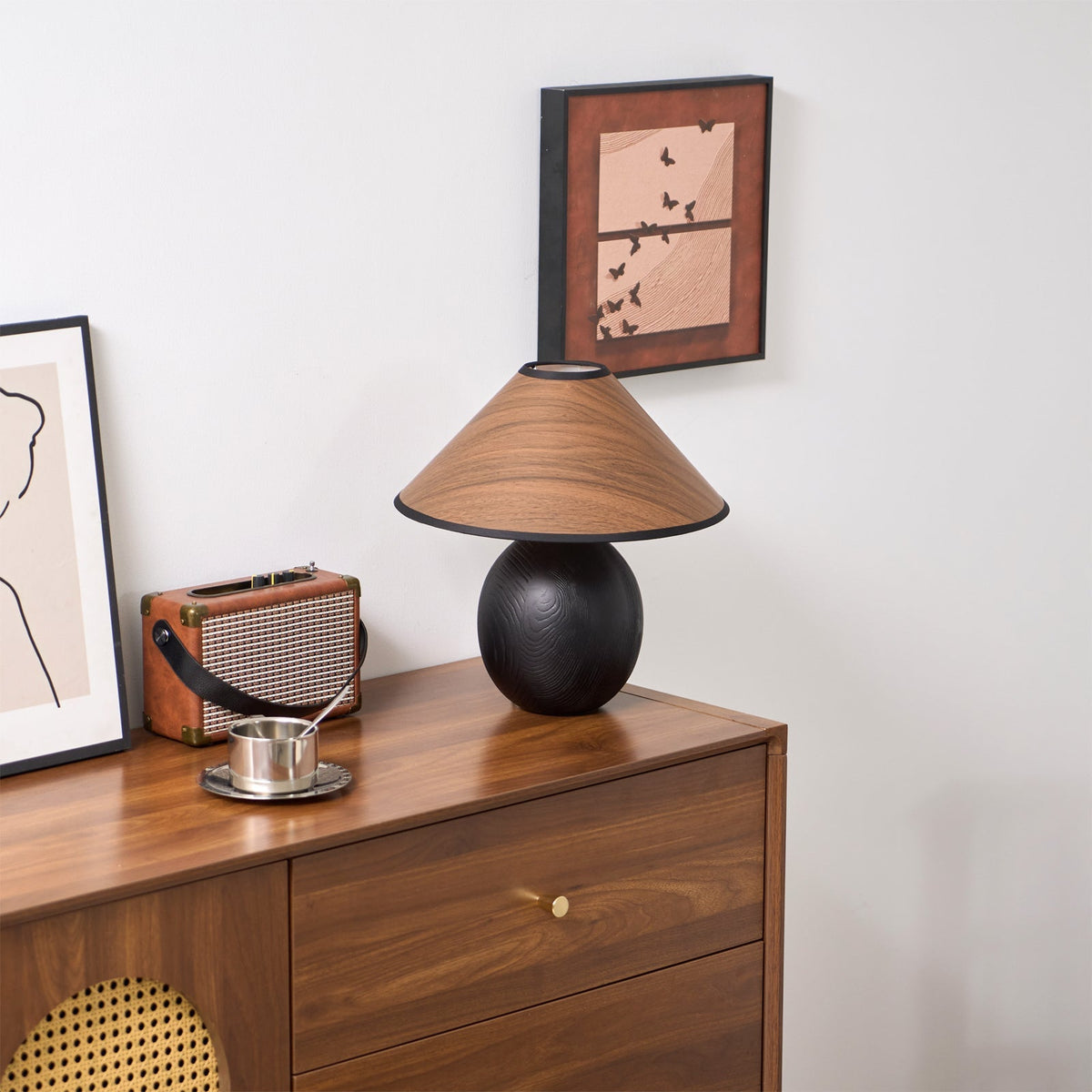 Dunmiia Japandi Table Lamp