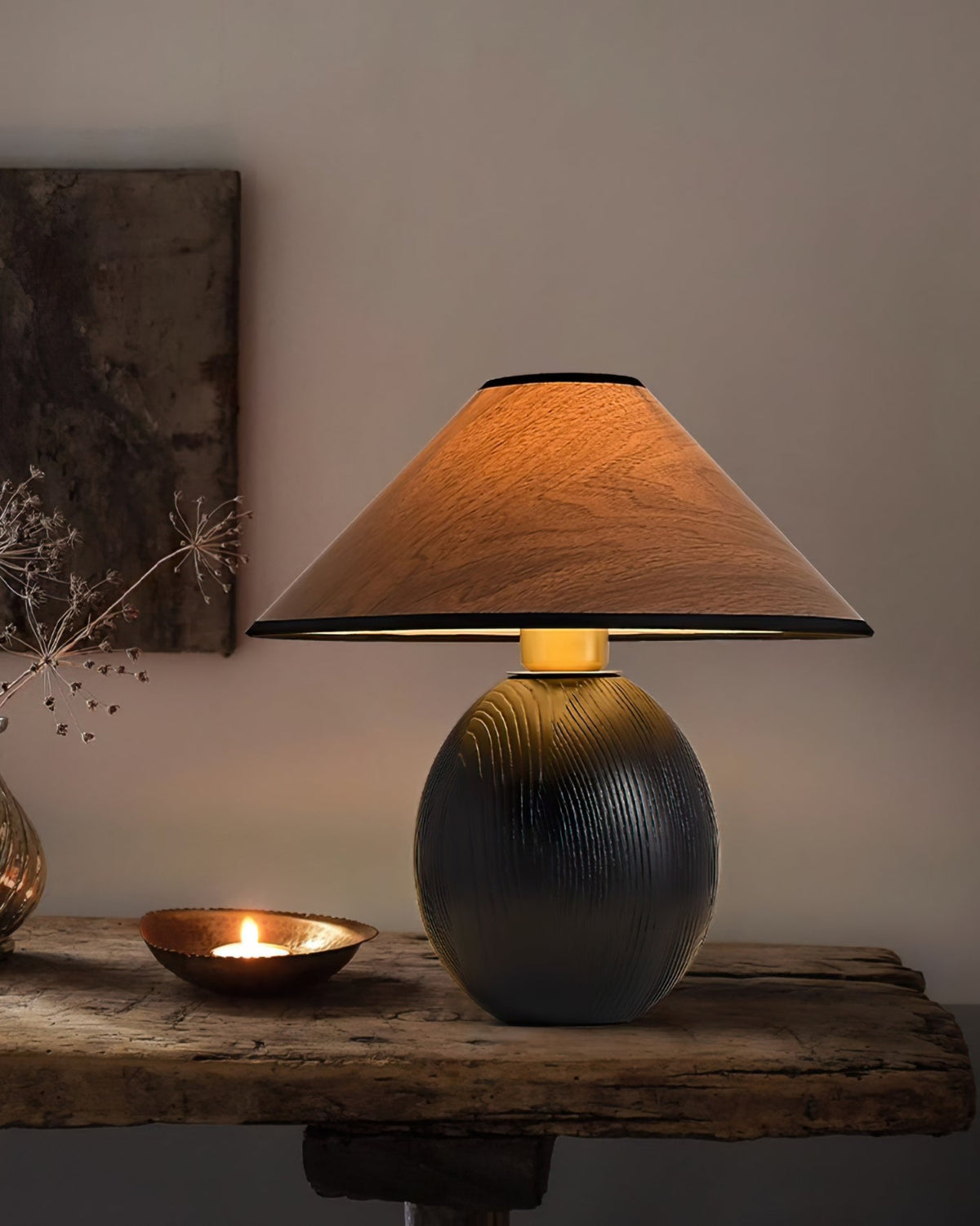 Dunmiia Japandi Table Lamp