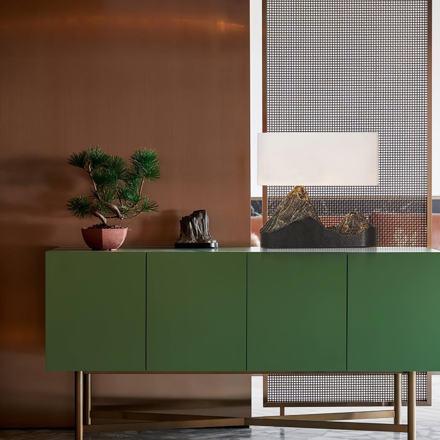Noraya Mountain Scape Table Lamp