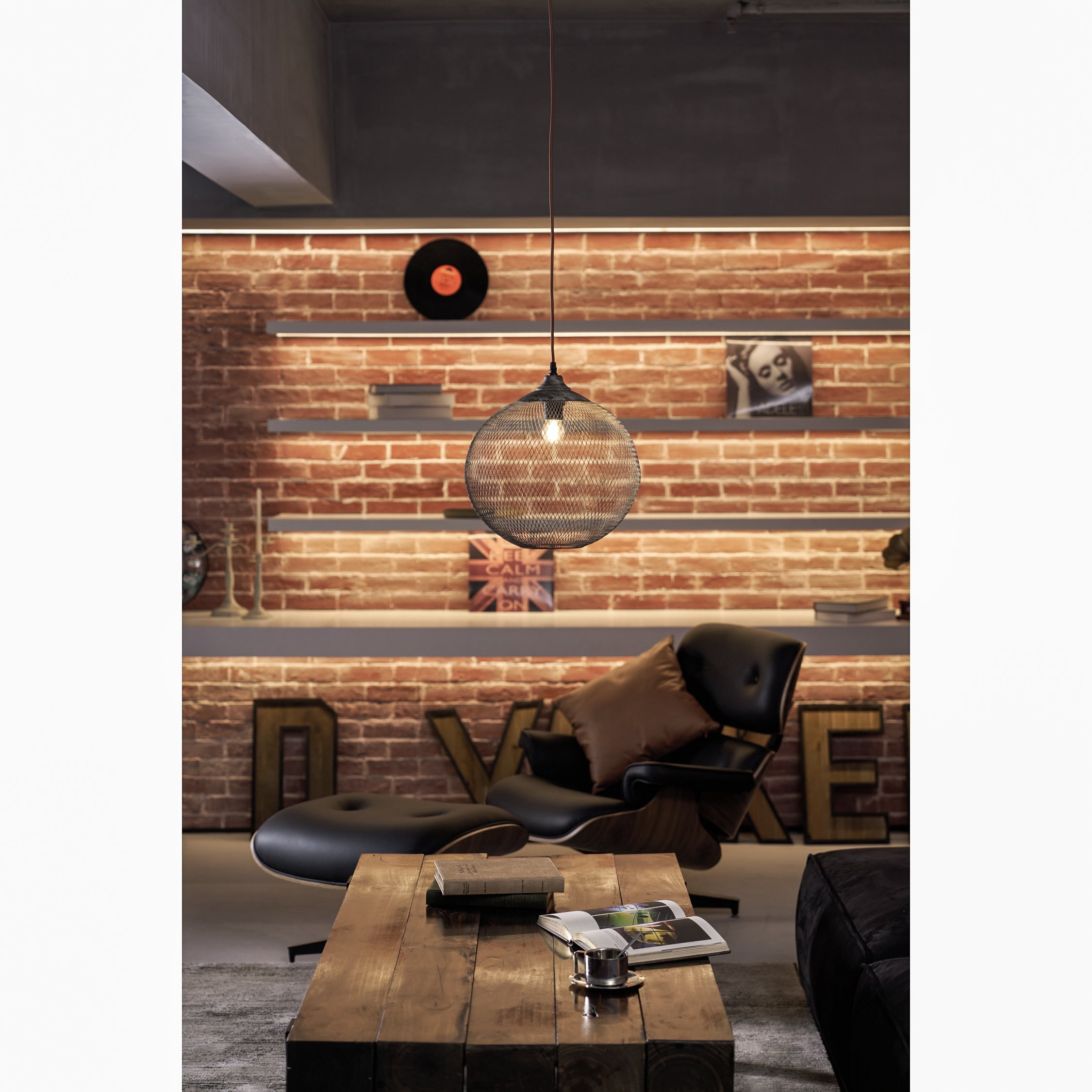 Lonester Mesh Pendant Light