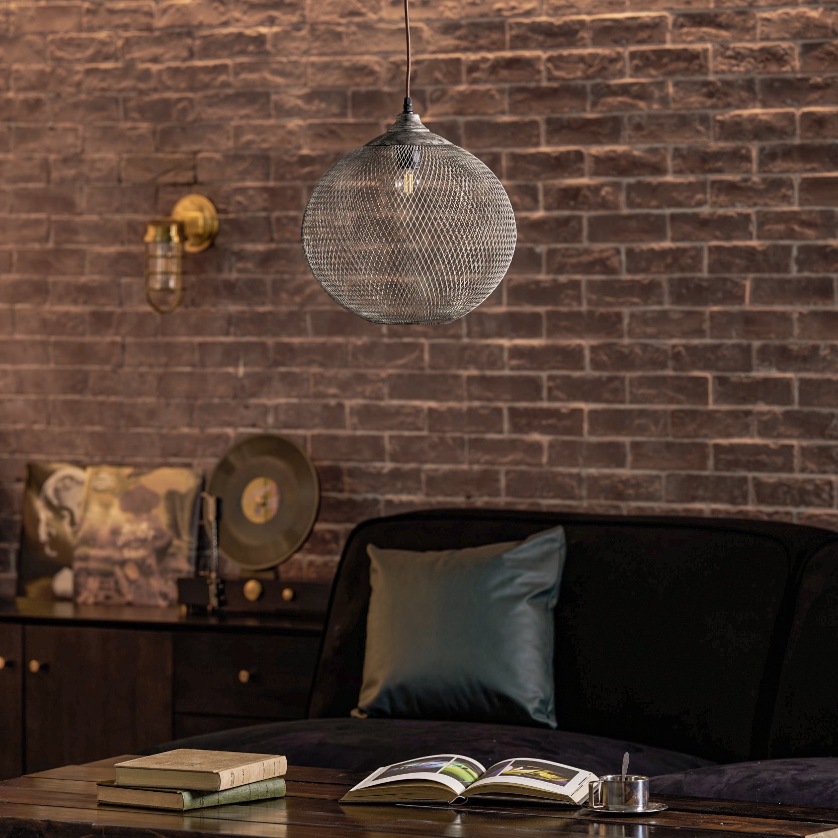 Lonester Mesh Pendant Light
