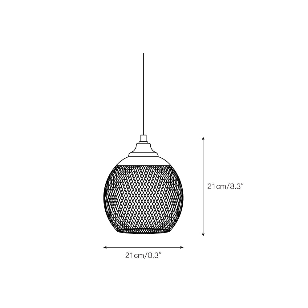 Lonester Mesh Pendant Light