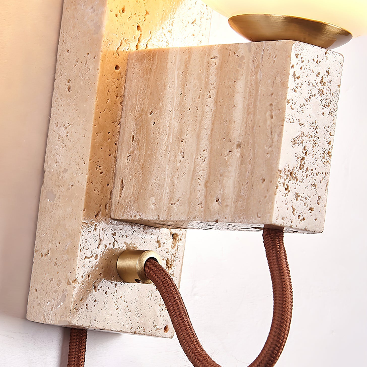 Telisno Travertine Wall Light