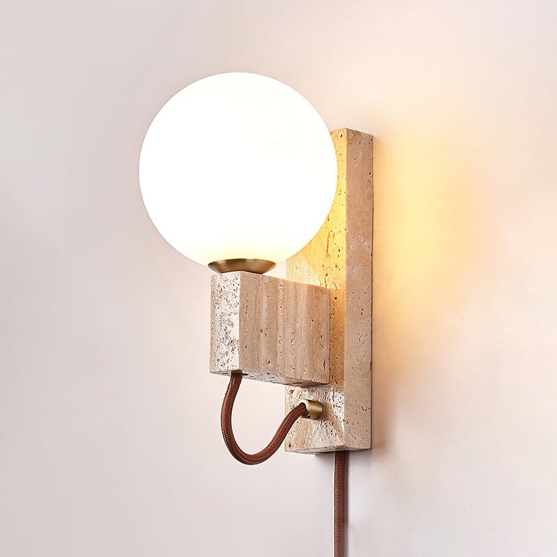 Telisno Travertine Wall Light