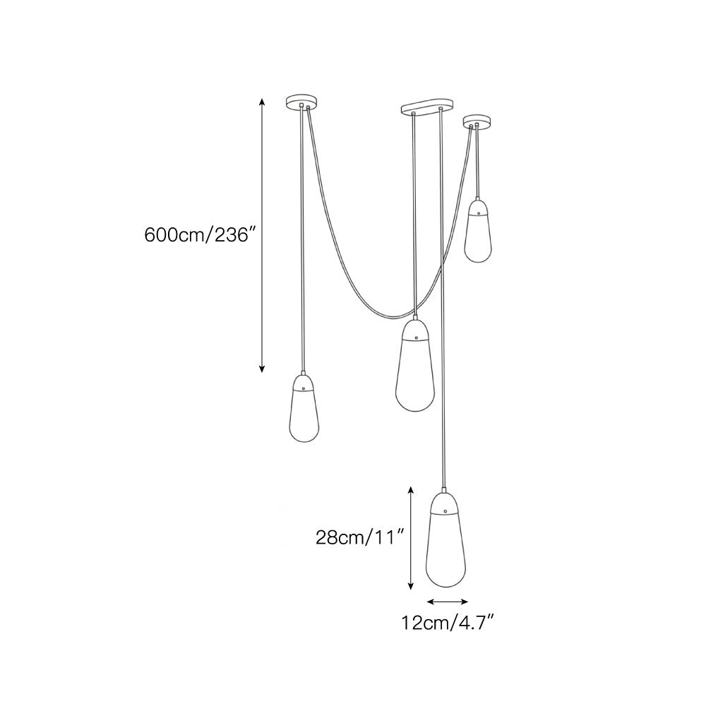 Ariwyn Teardrop Pendant Light
