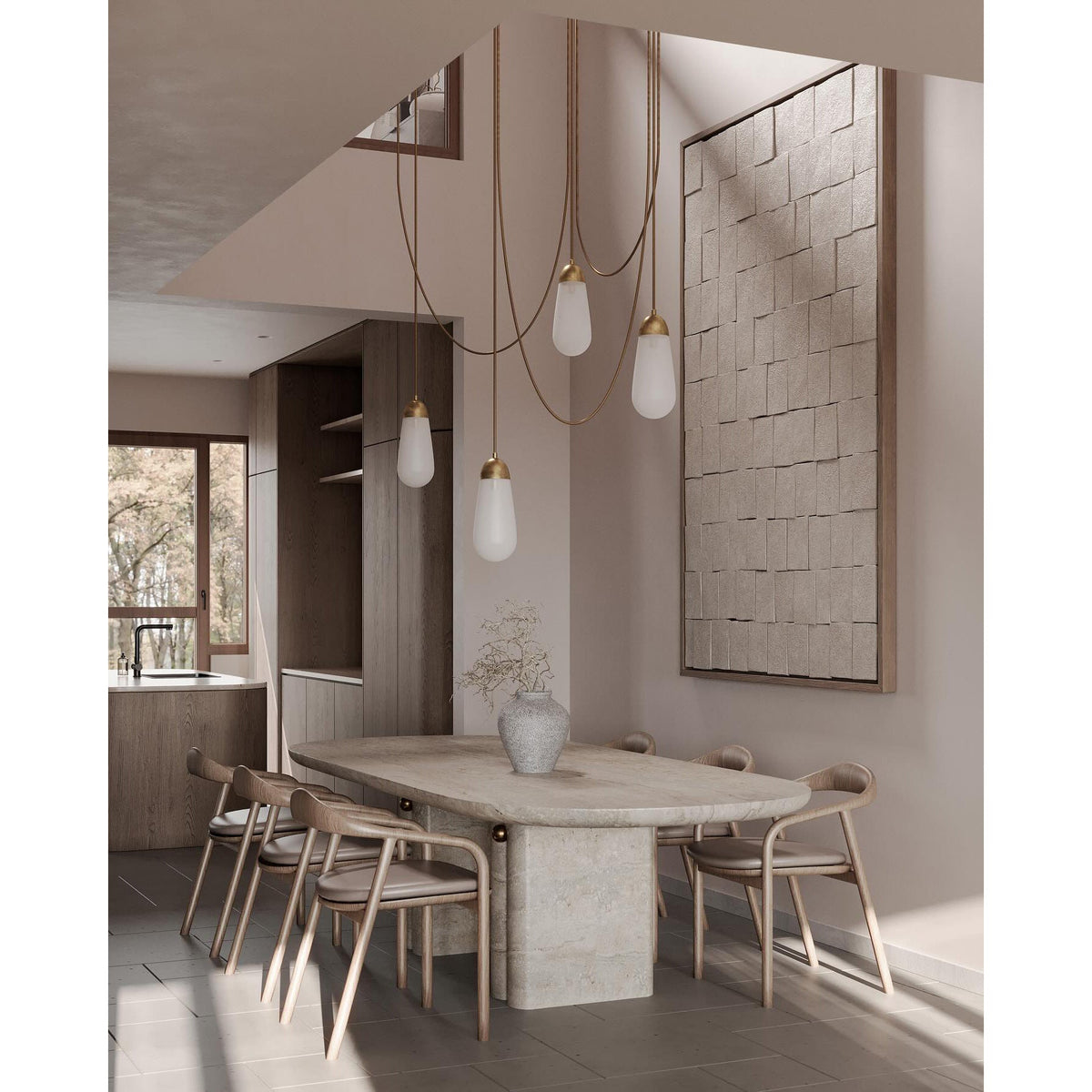 Ariwyn Teardrop Pendant Light
