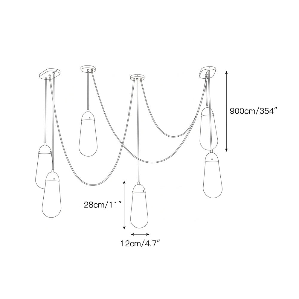 Ariwyn Teardrop Pendant Light