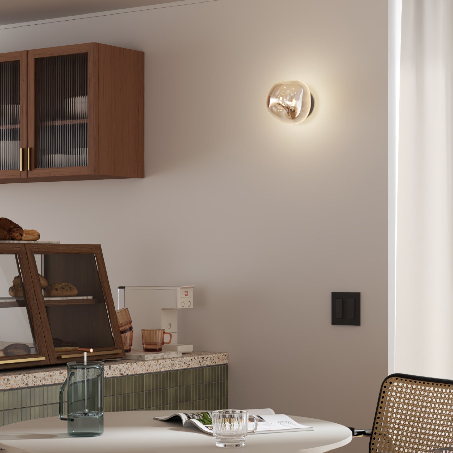 Syrlion Orb Wall Light With Plug