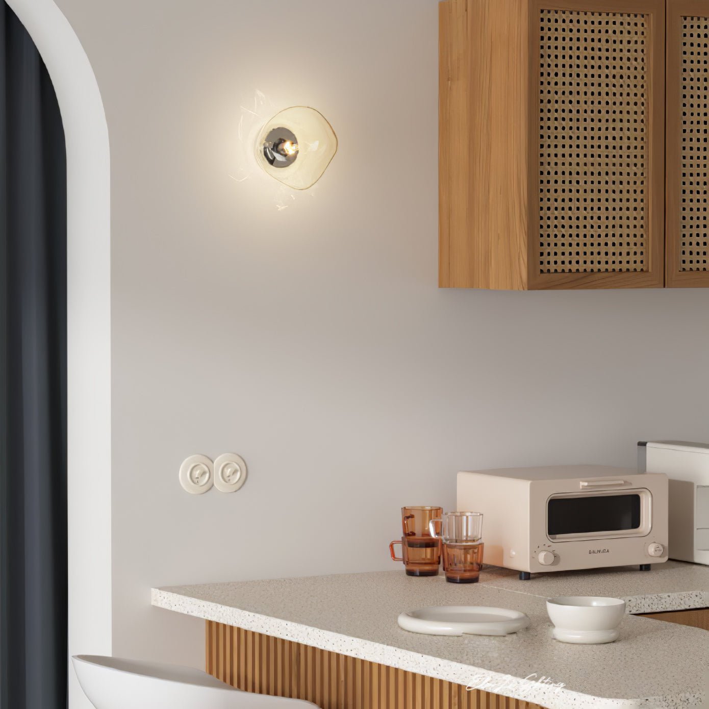 Syrlion Orb Wall Light With Plug