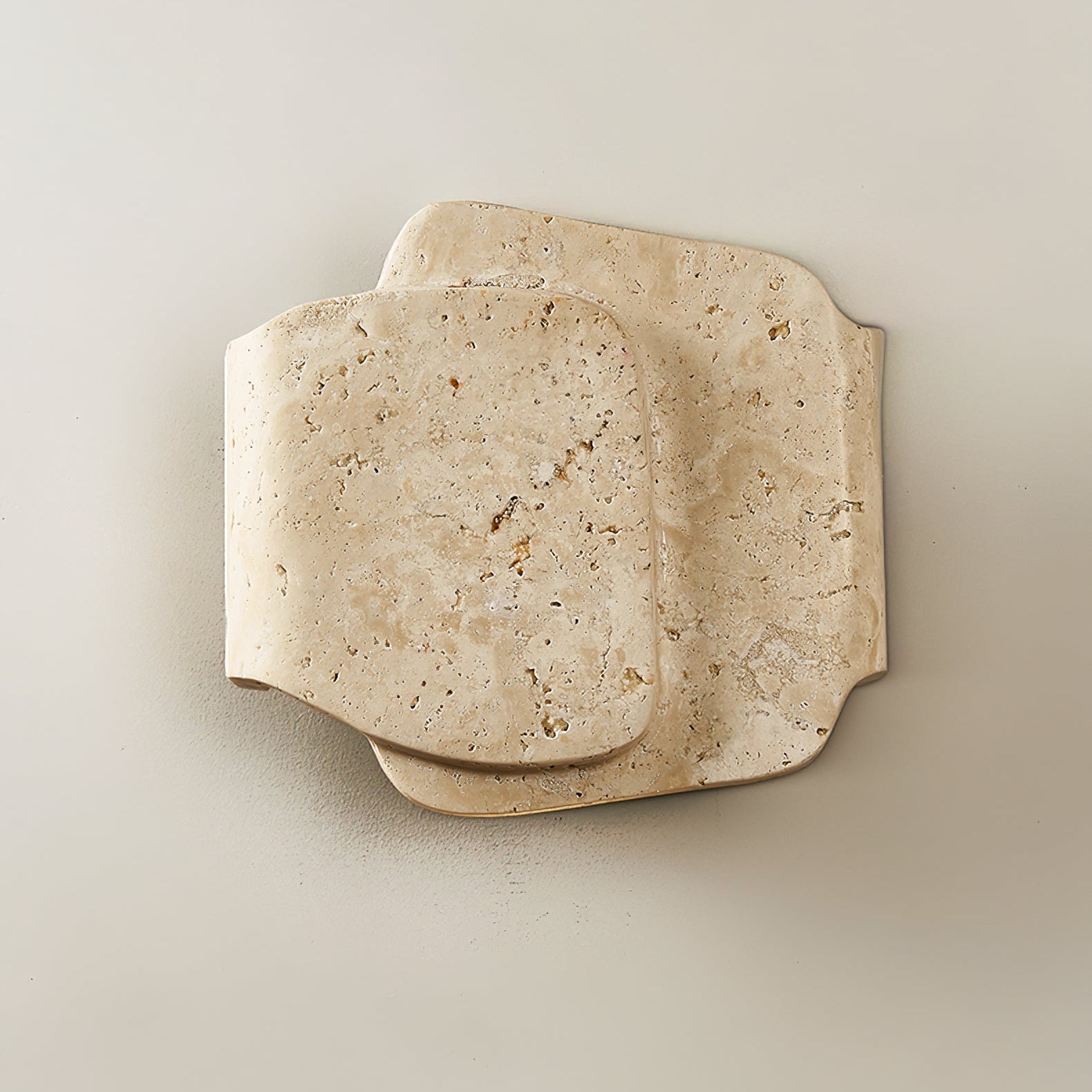 Bova Overlap Natural Stone Wall Light