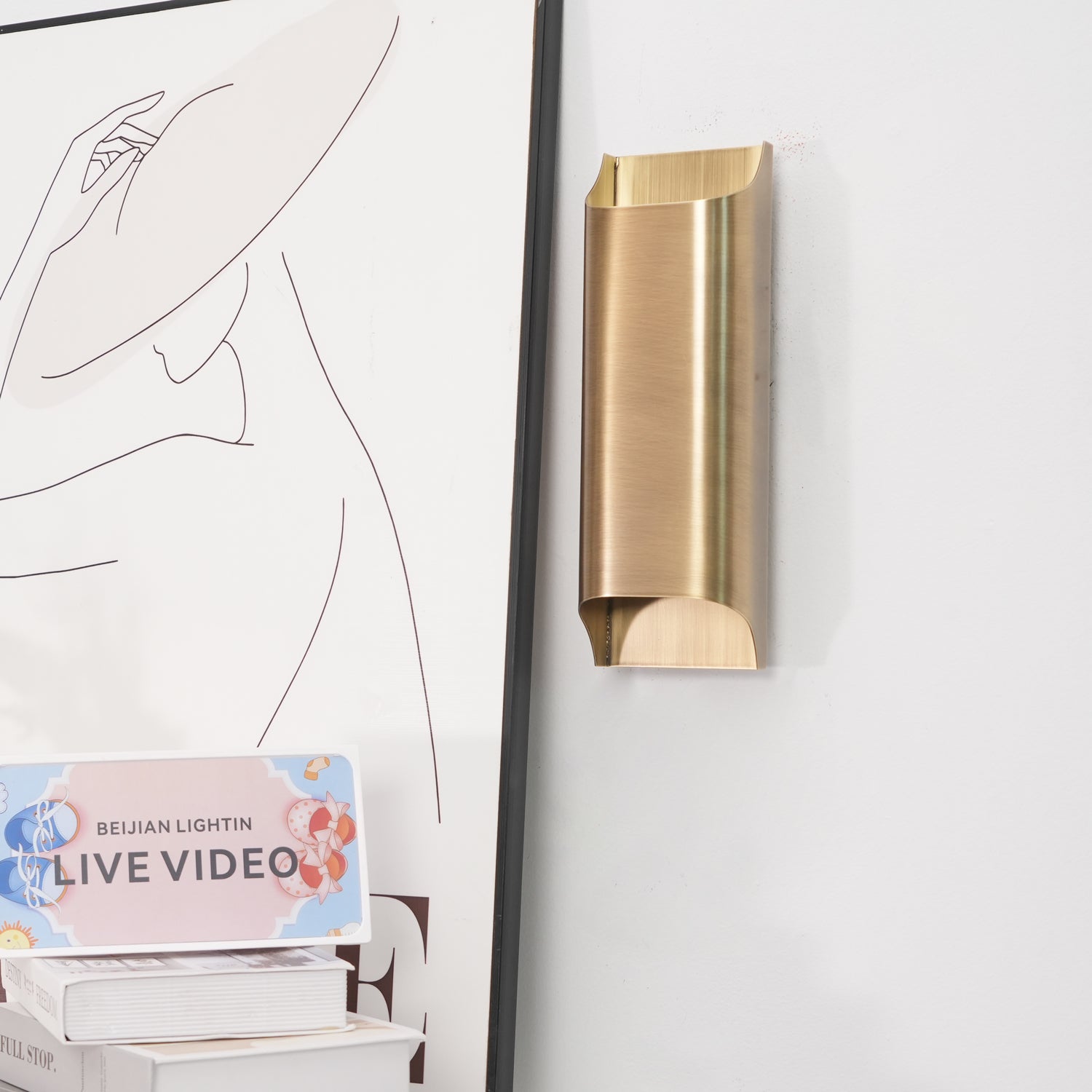 Lelo Brass Wall Light