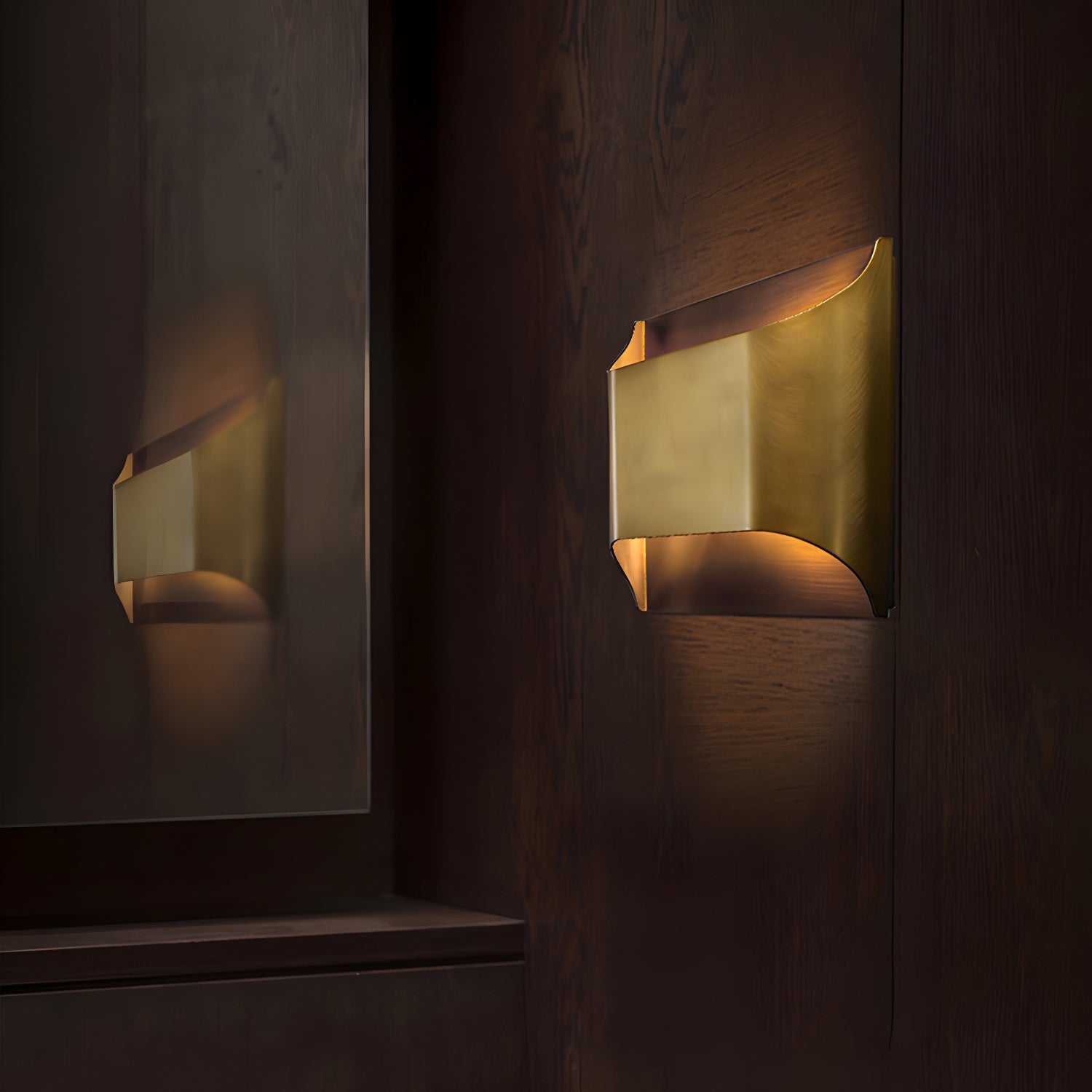 Lelo Brass Wall Light
