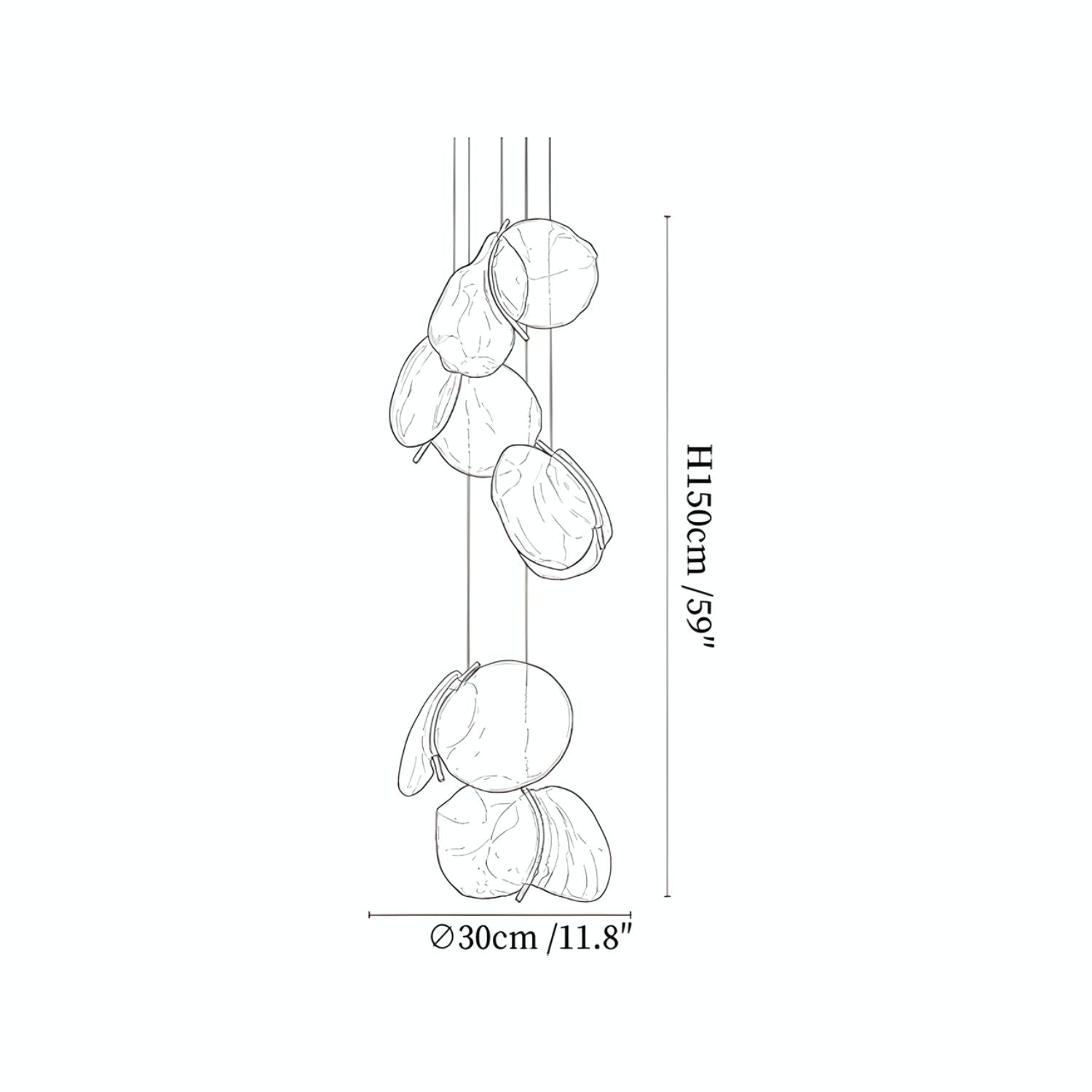 Duplet Glass Pendant Light