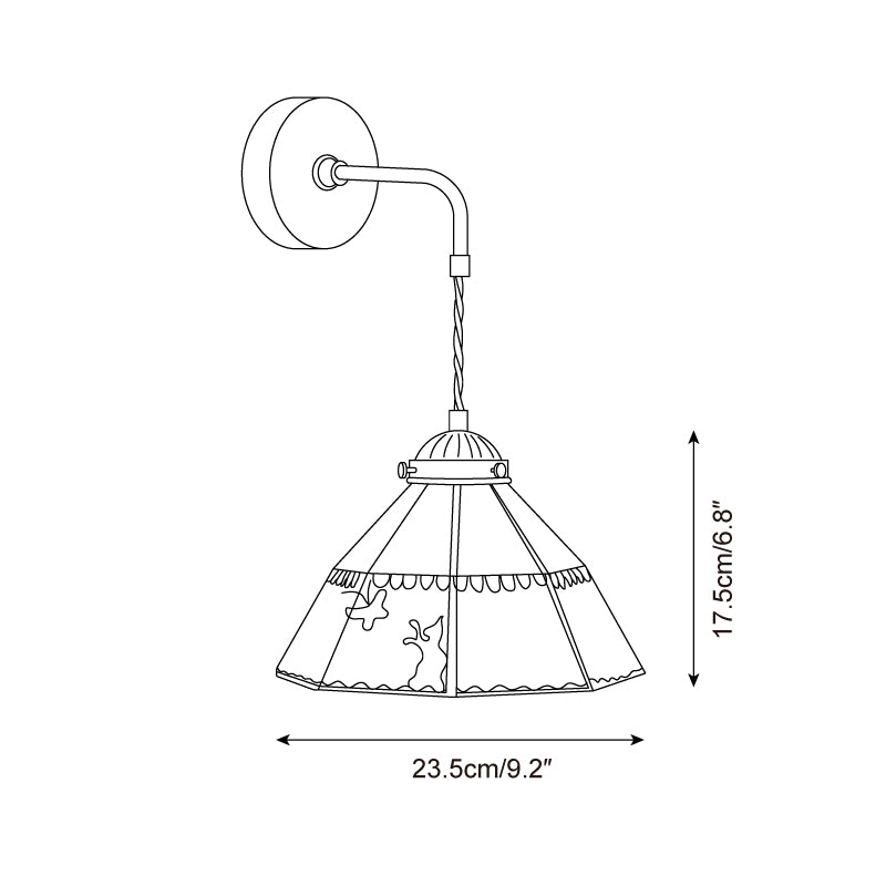Melzo Tiffany Wall Light