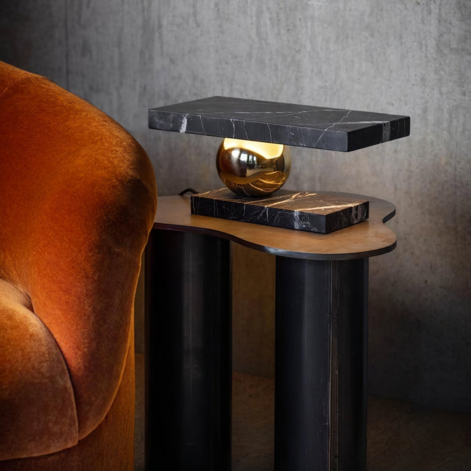 Ballsone Marble Table Lamp