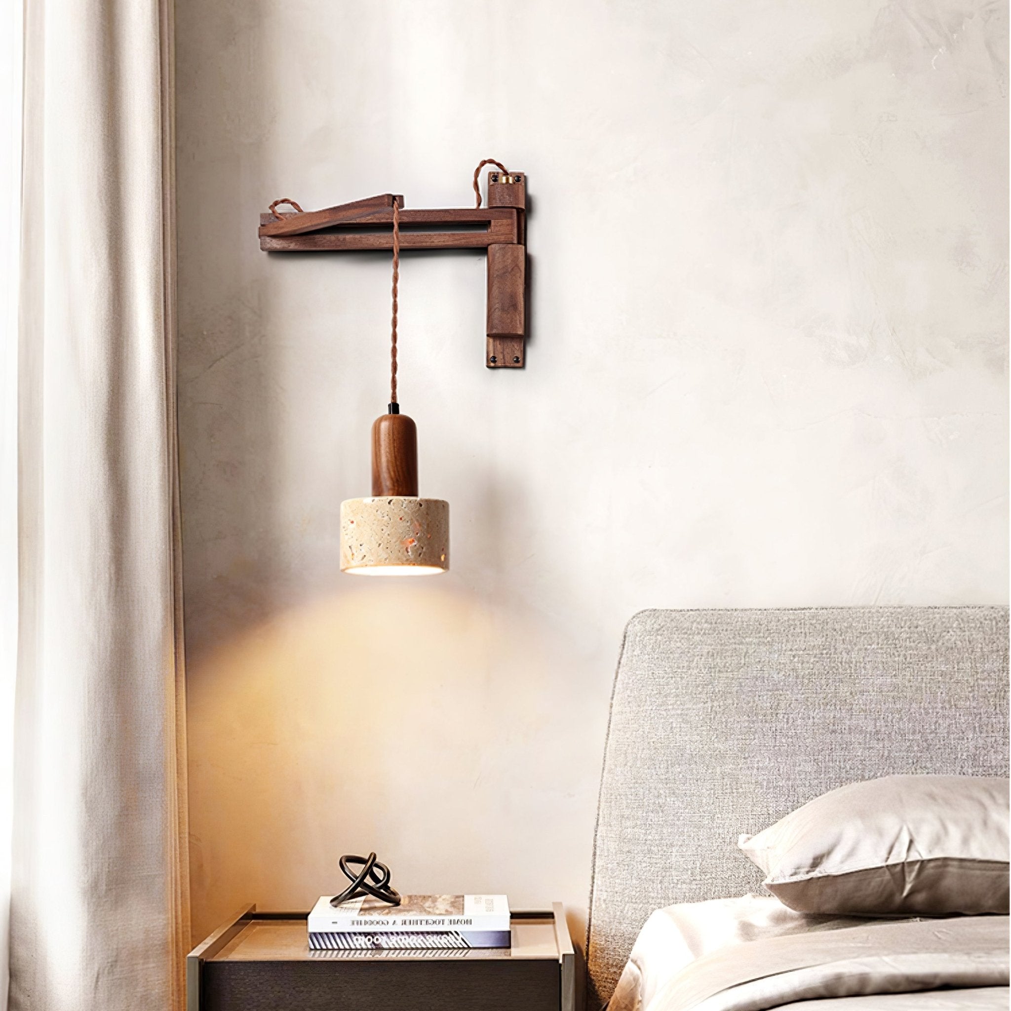 Melinoge Travertine Wall Light