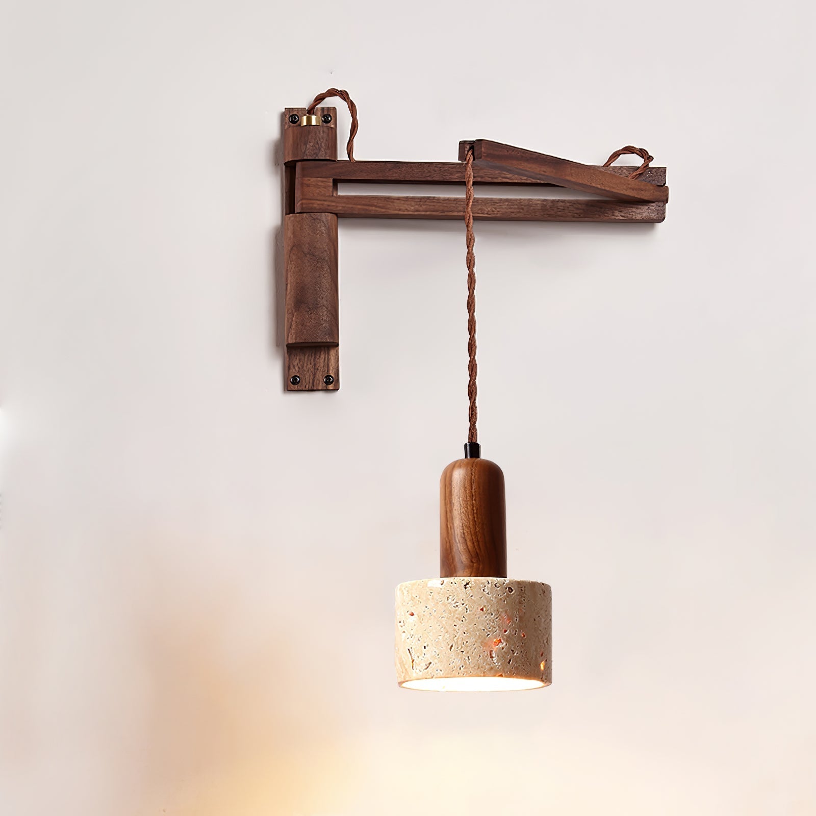 Melinoge Travertine Wall Light