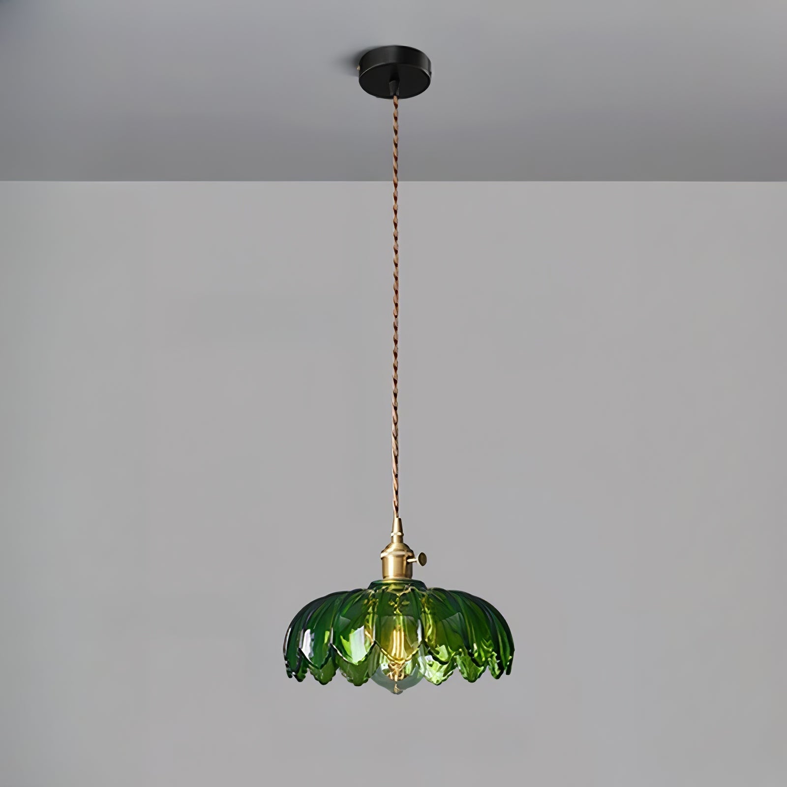 Fandero Flower Wood Design Pendant Light