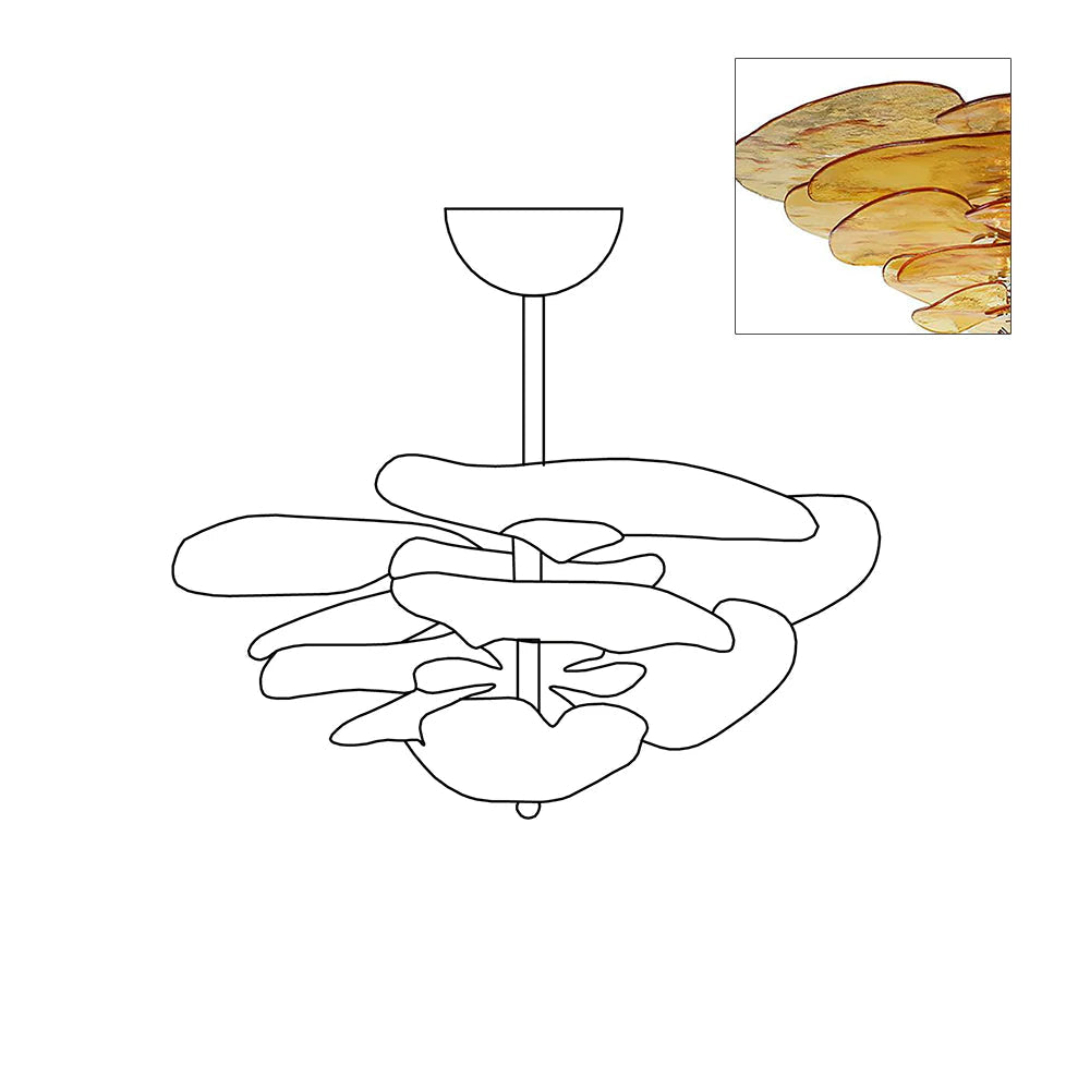 Paxinra Layered Chandelier