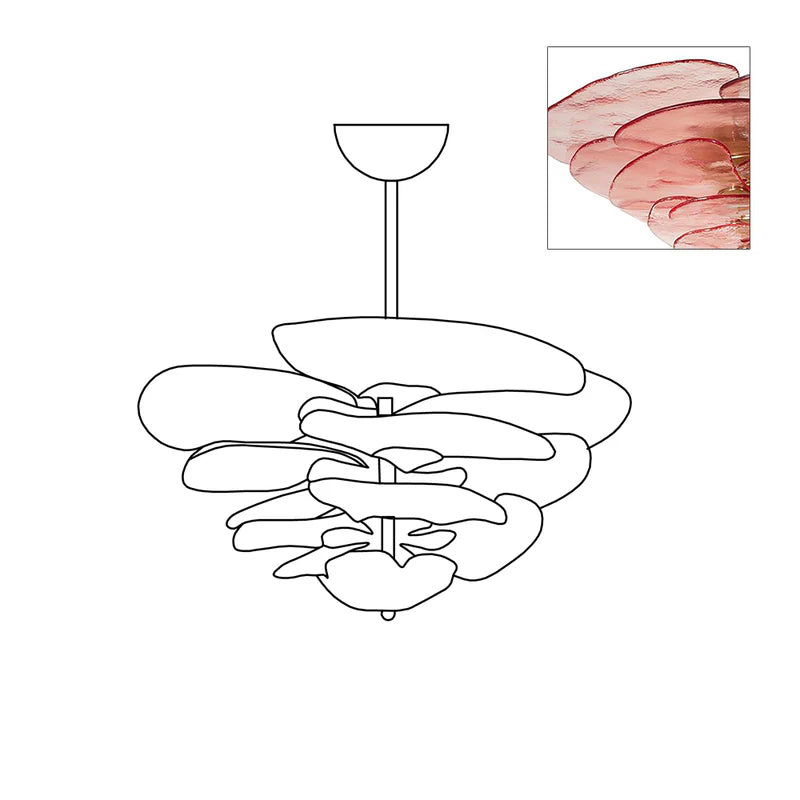 Paxinra Layered Chandelier