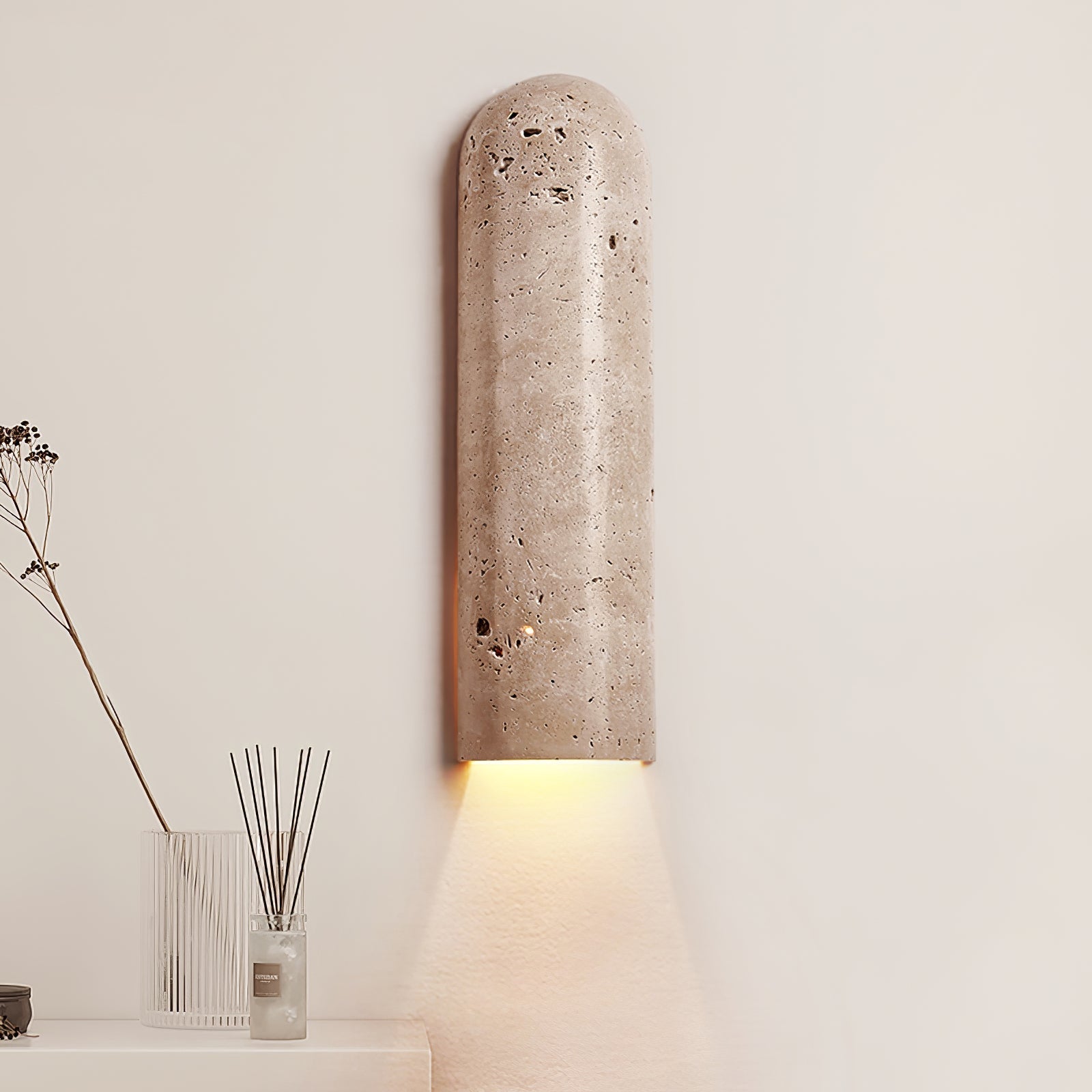 Liozane Travertine Wall Light
