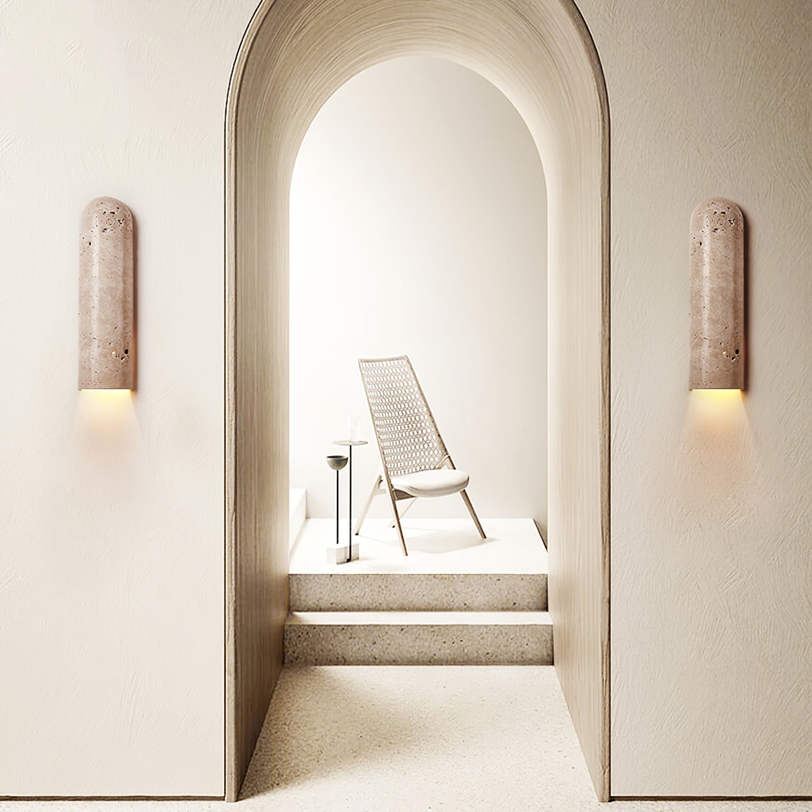 Liozane Travertine Wall Light