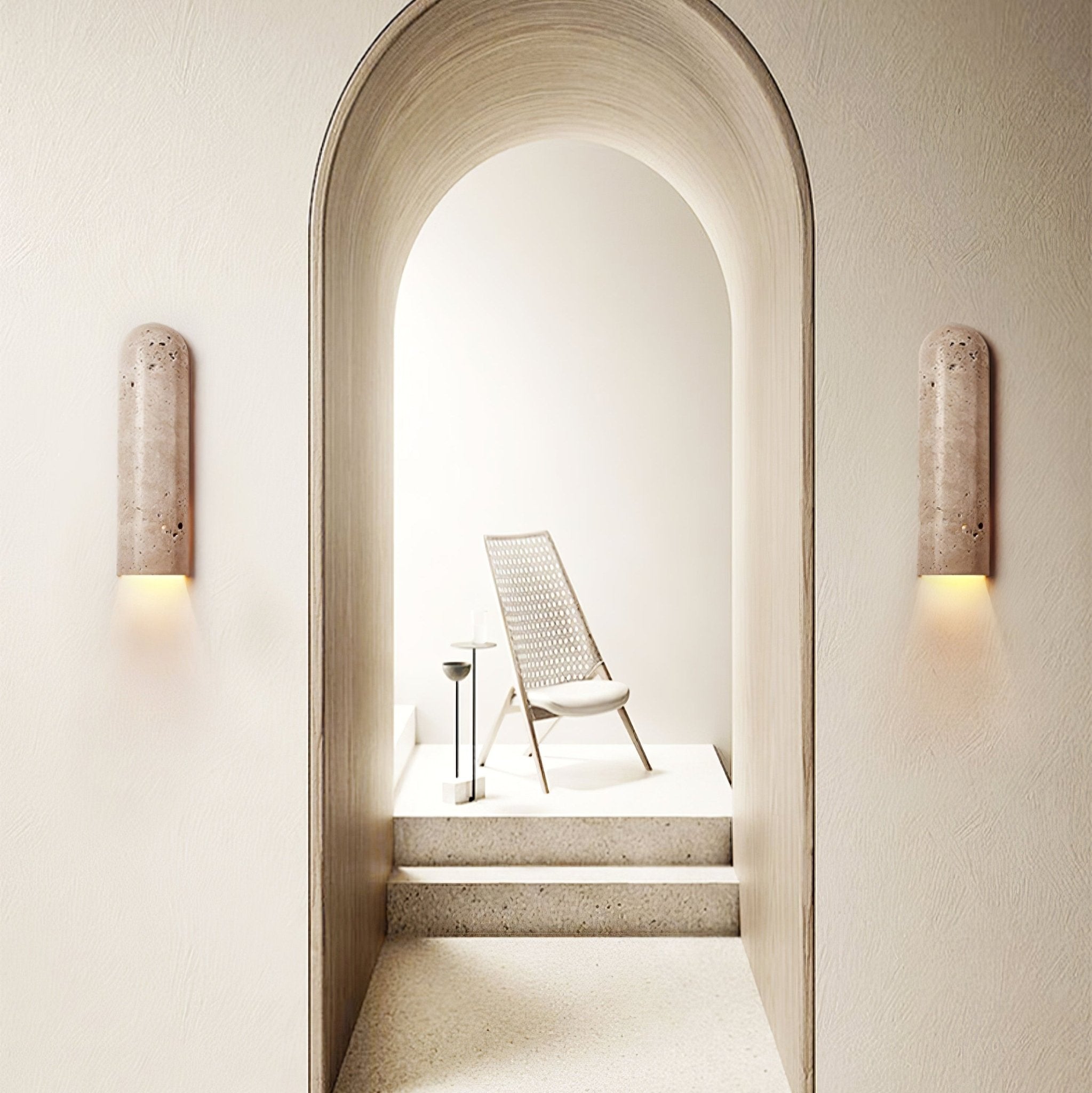 Liozane Travertine Wall Light