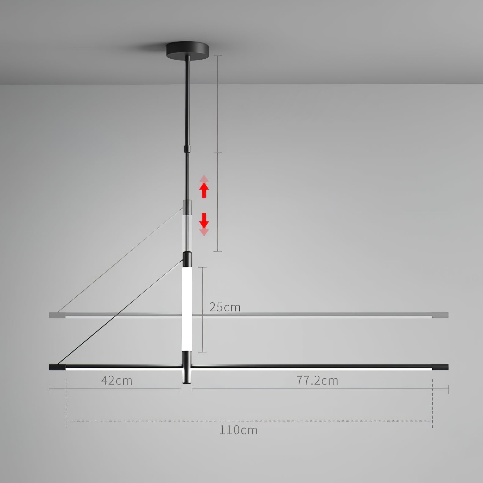 Renafy Linear Pendant Light