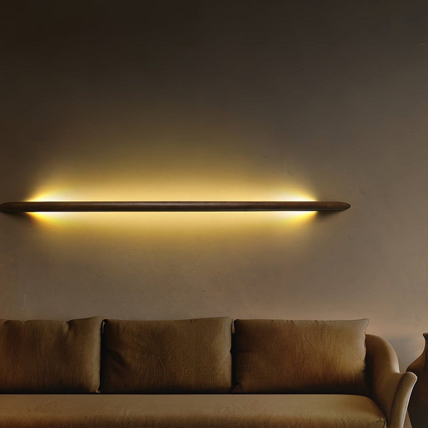 Lonema Curved Wooden Wall Light