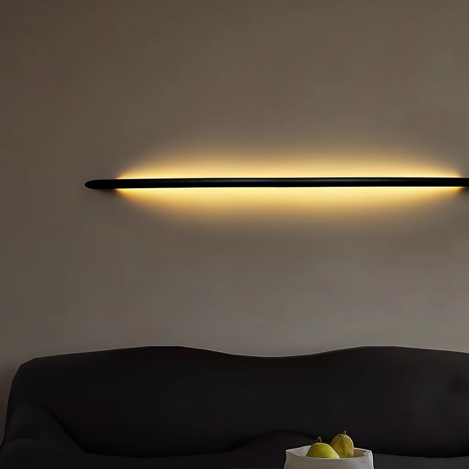 Lonema Curved Wooden Wall Light