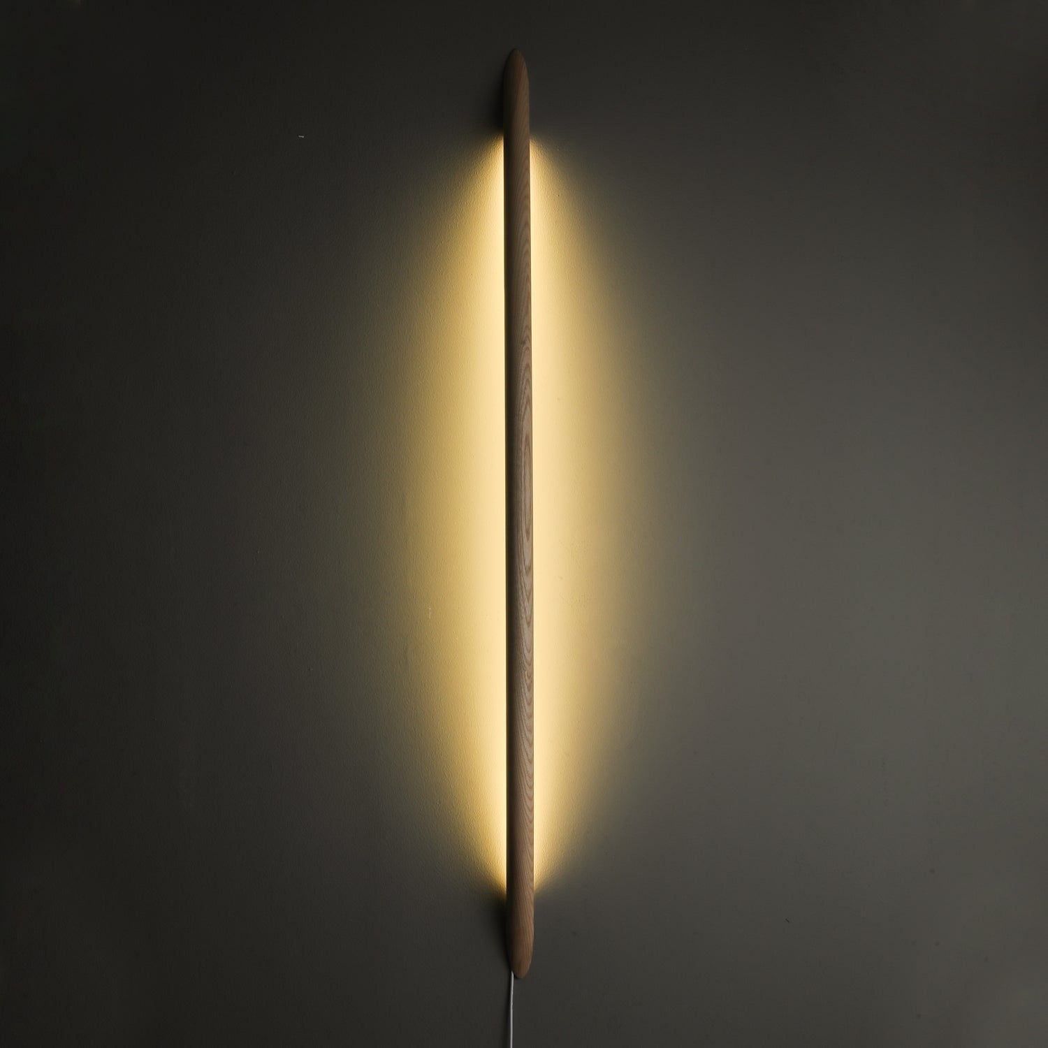Lonema Curved Wooden Wall Light