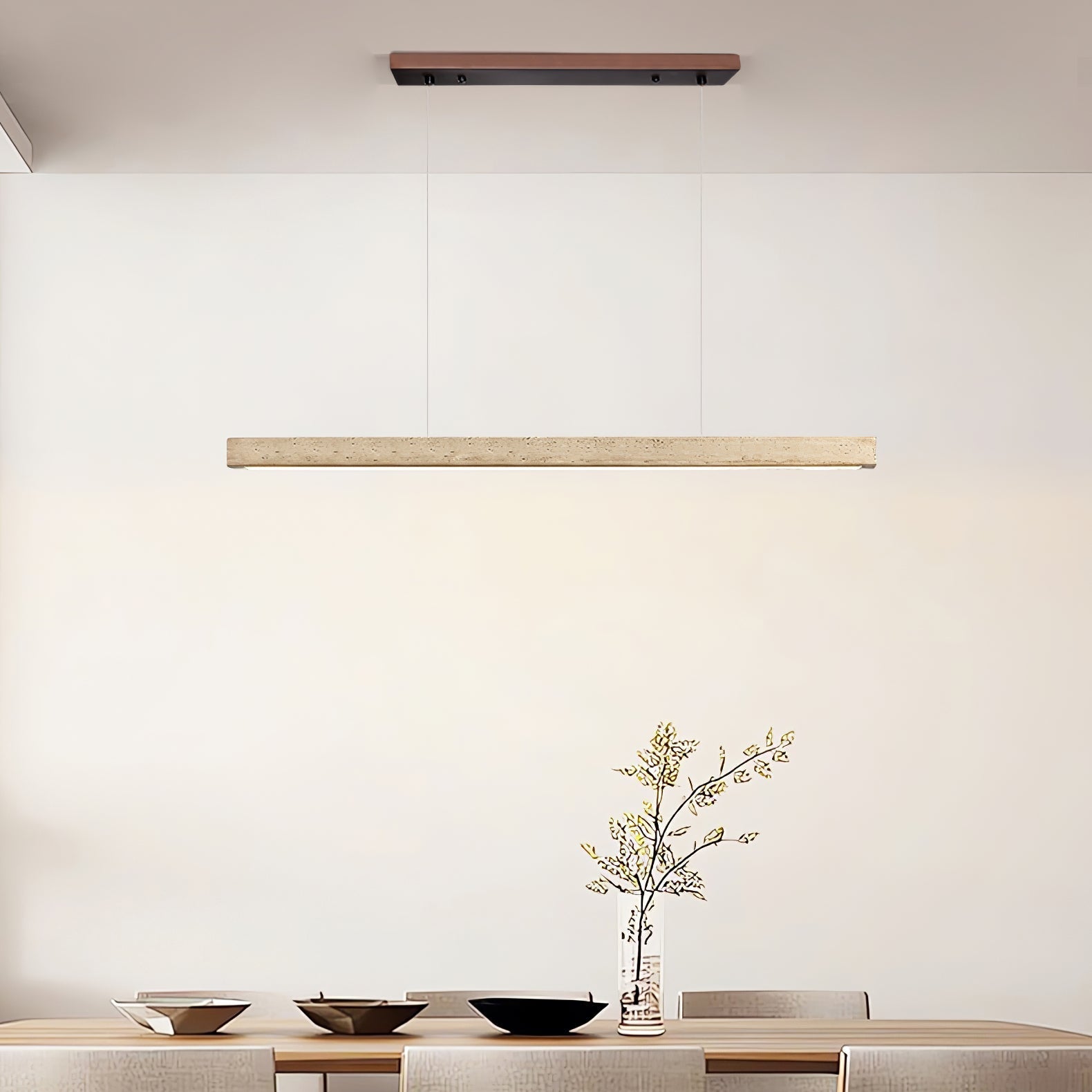 Lynaze Natural Stone Pendant Light