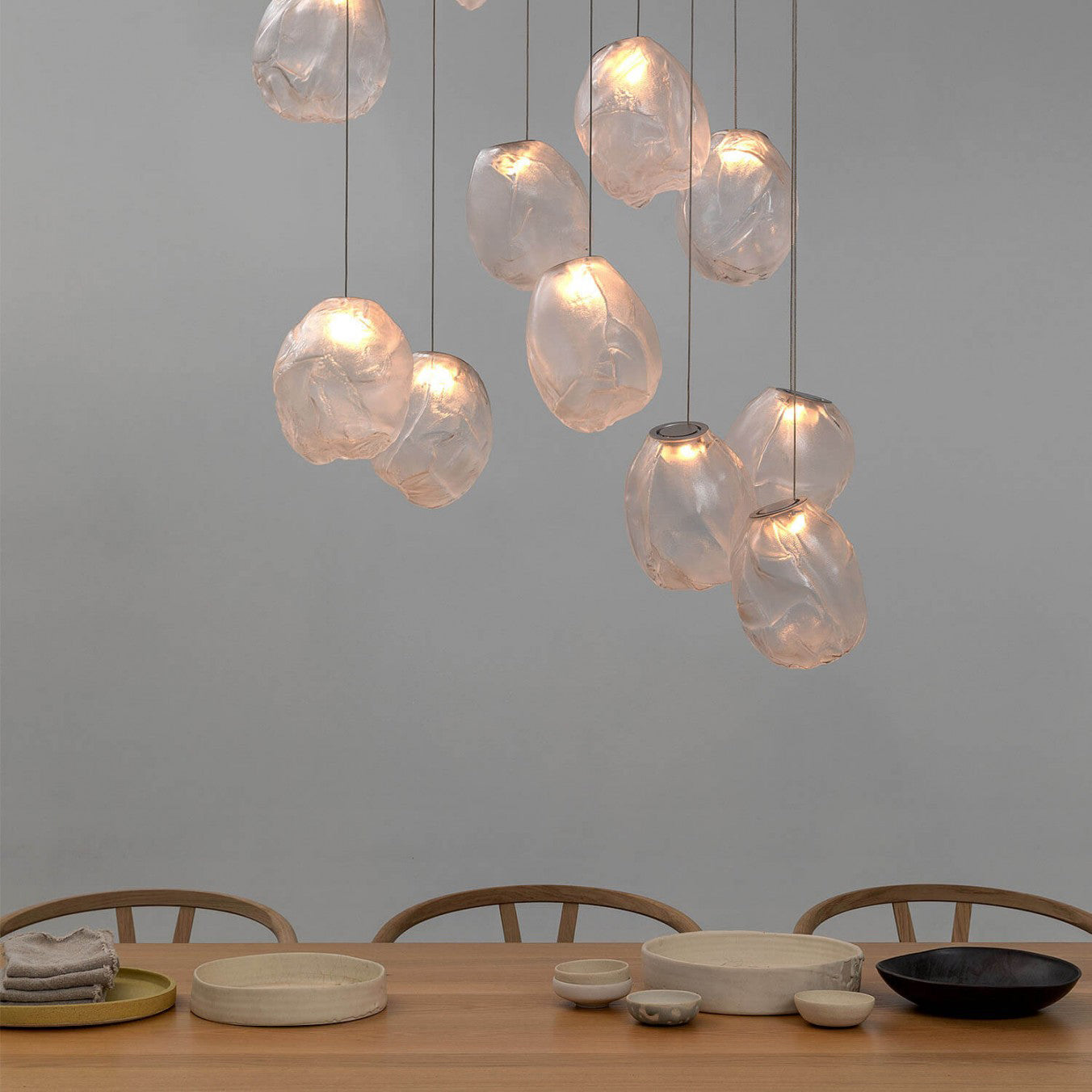 Stone Melt Pendant Light