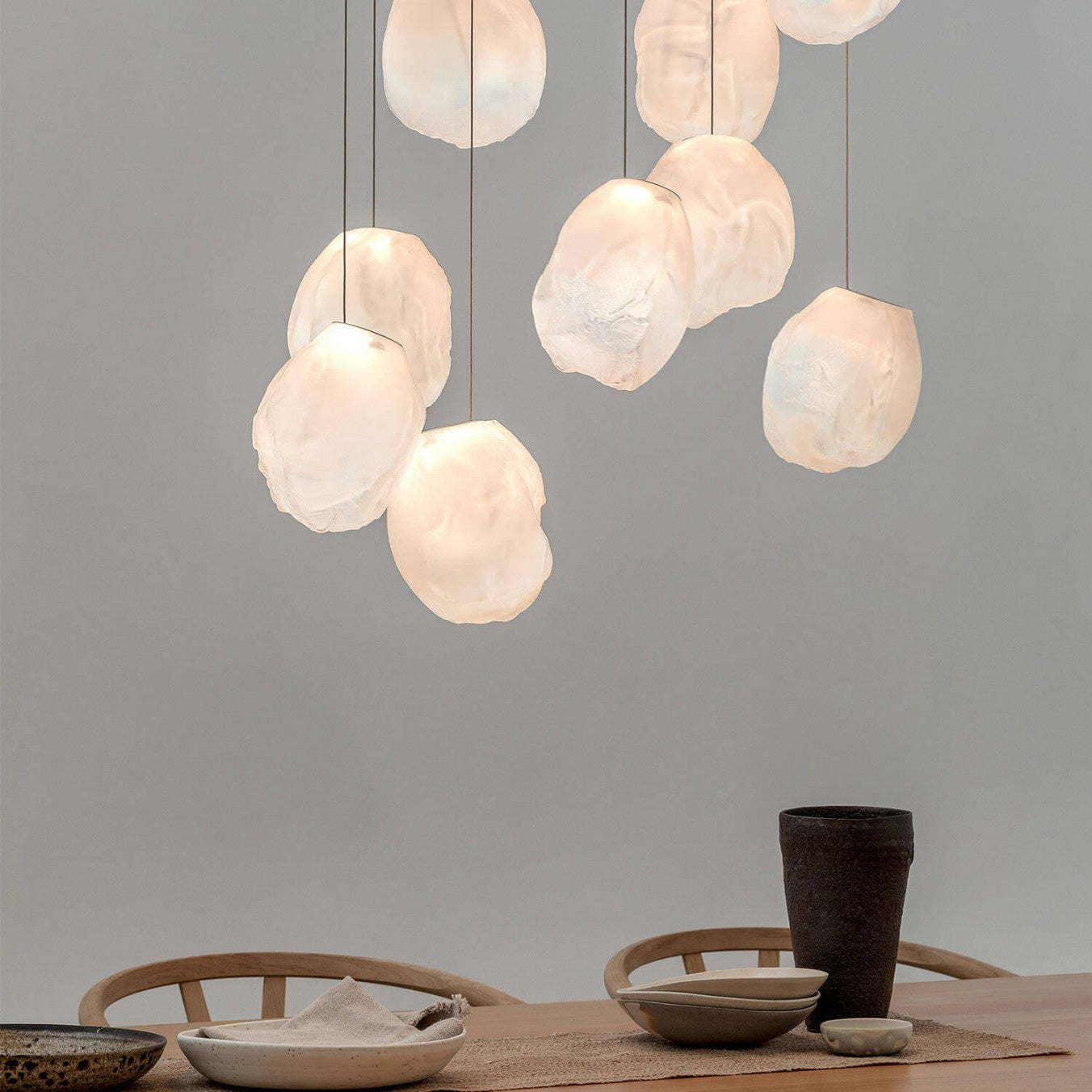 Stone Melt Pendant Light
