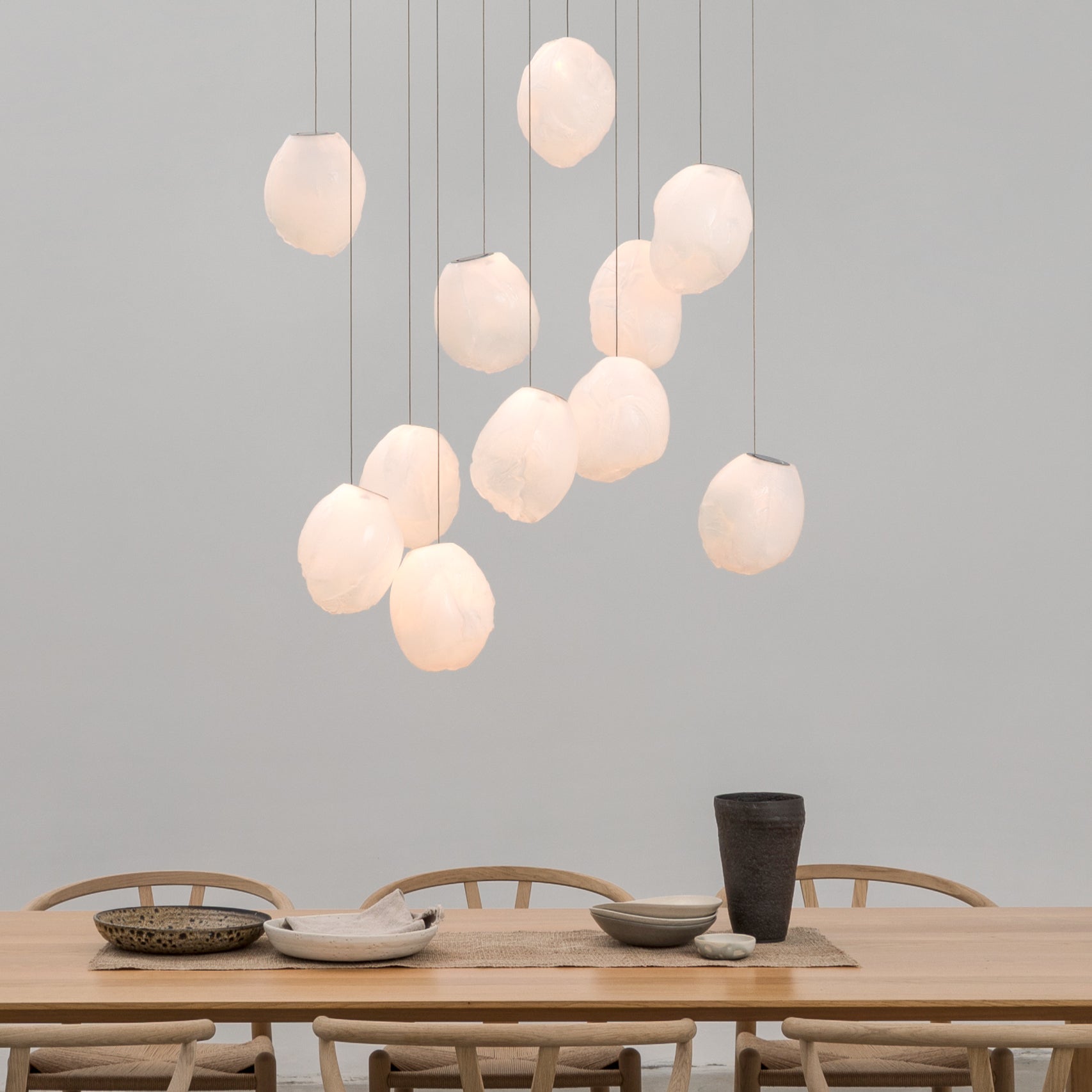 Stone Melt Pendant Light