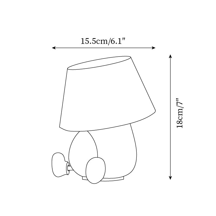 Tonvessa Hamster Table Lamp