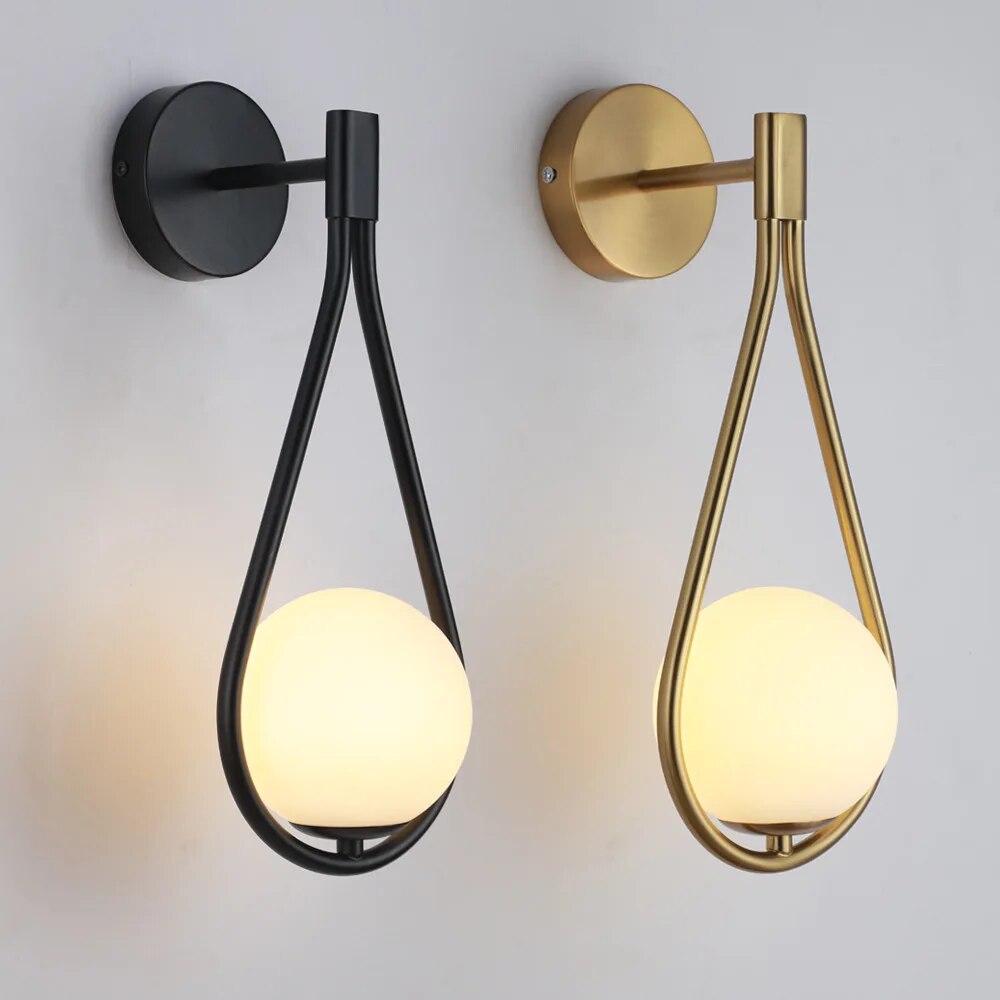 Lyvi Drop Design Wall Light